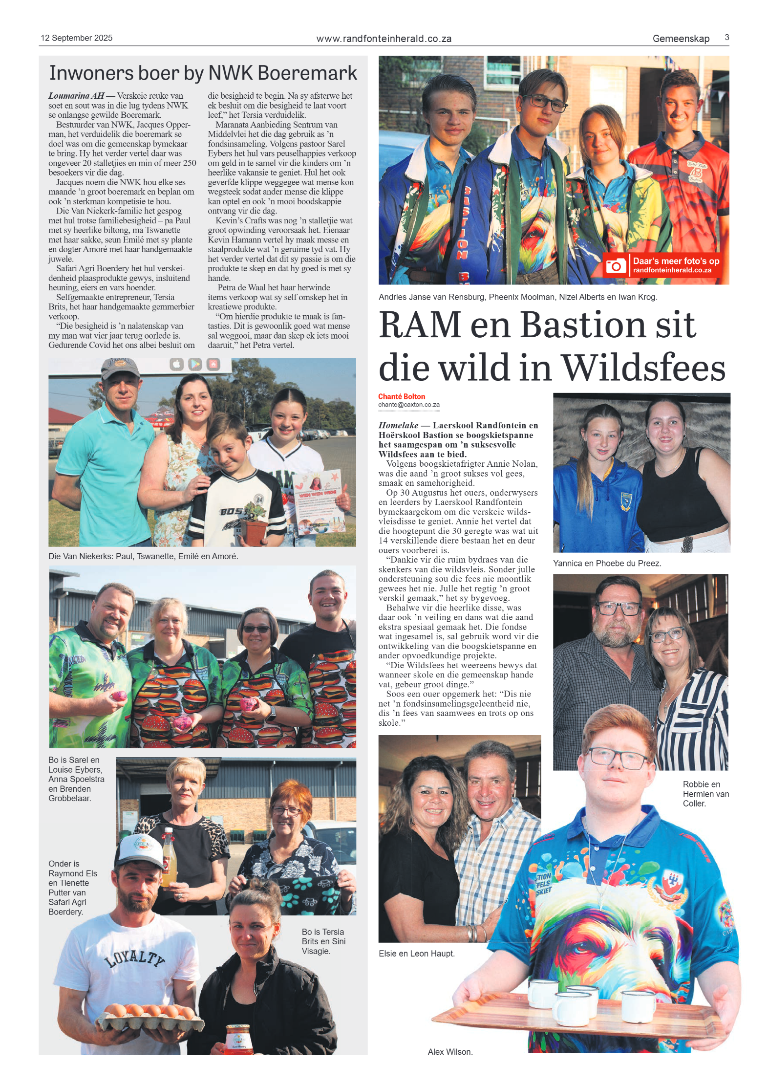 Randfontein Herald 12 September 2025 page 3