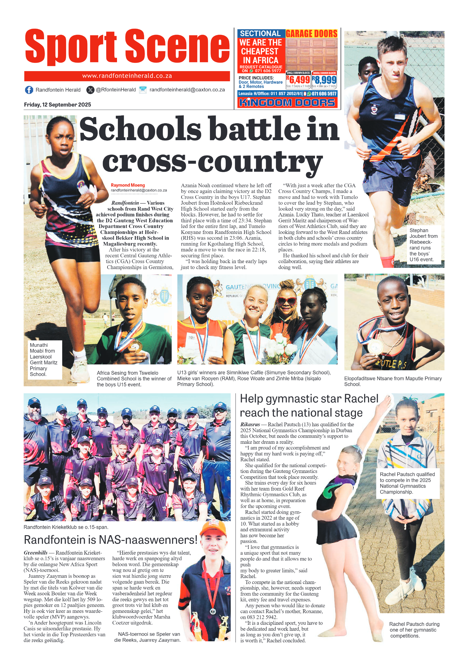 Randfontein Herald 12 September 2025 page 8