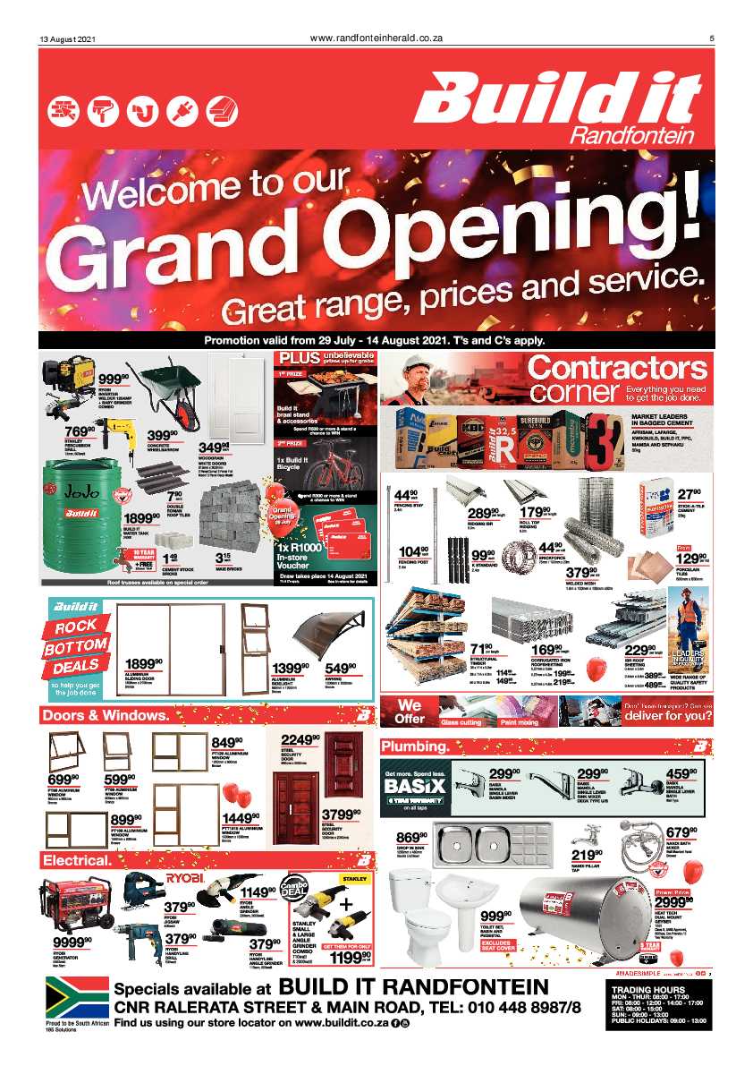 Randfontein Herald 13 August 2021 page 5