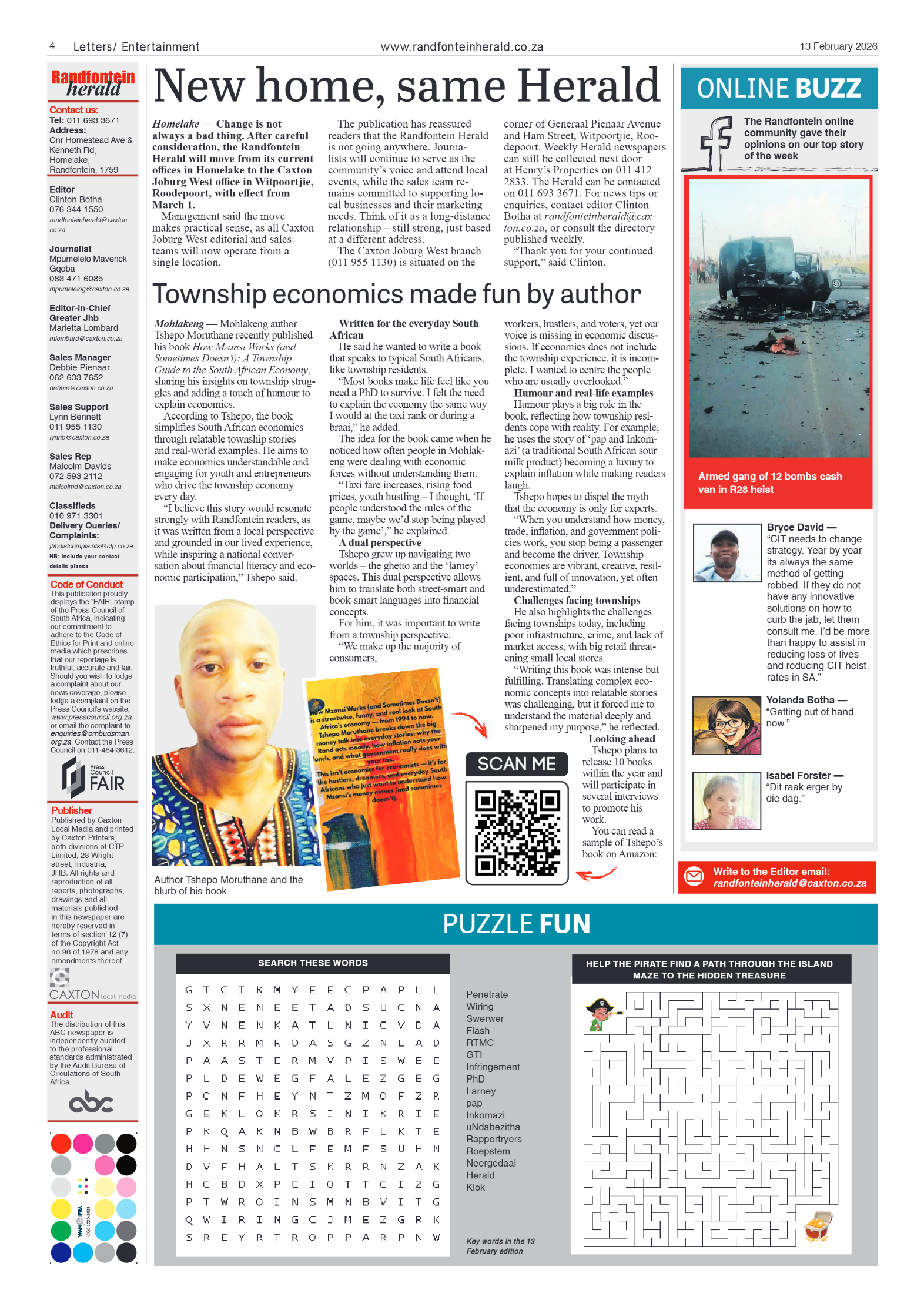 Randfontein Herald 13 February 2026 page 4