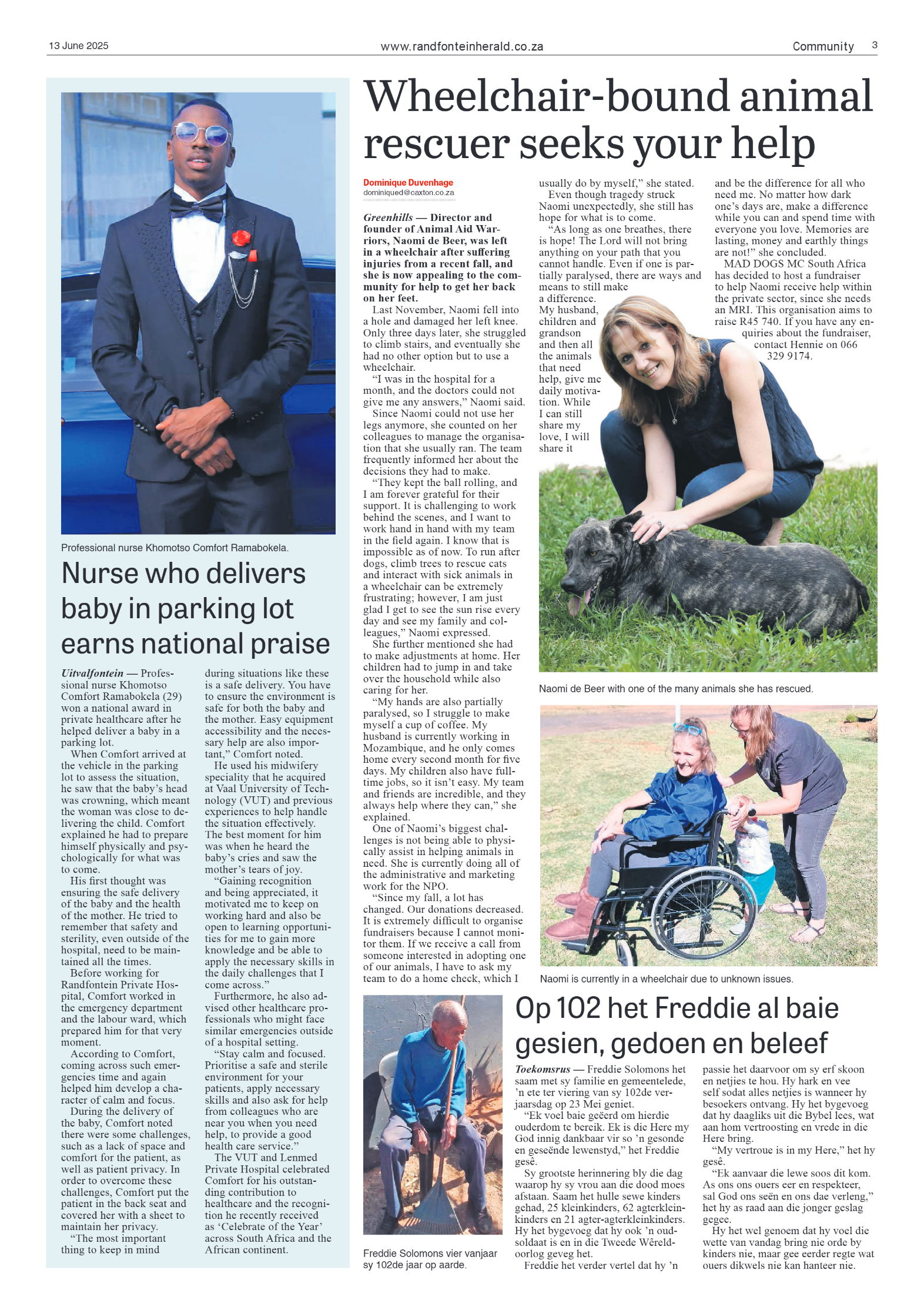 Randfontein Herald 13 June 2025 page 3