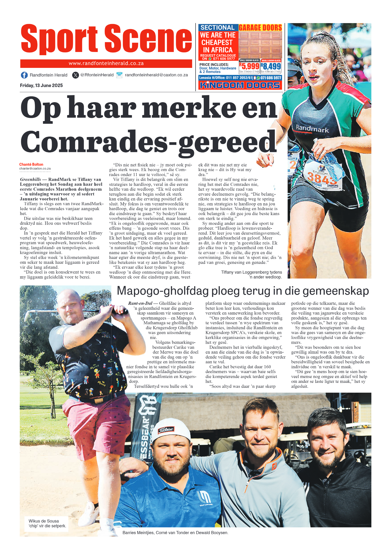 Randfontein Herald 13 June 2025 page 8