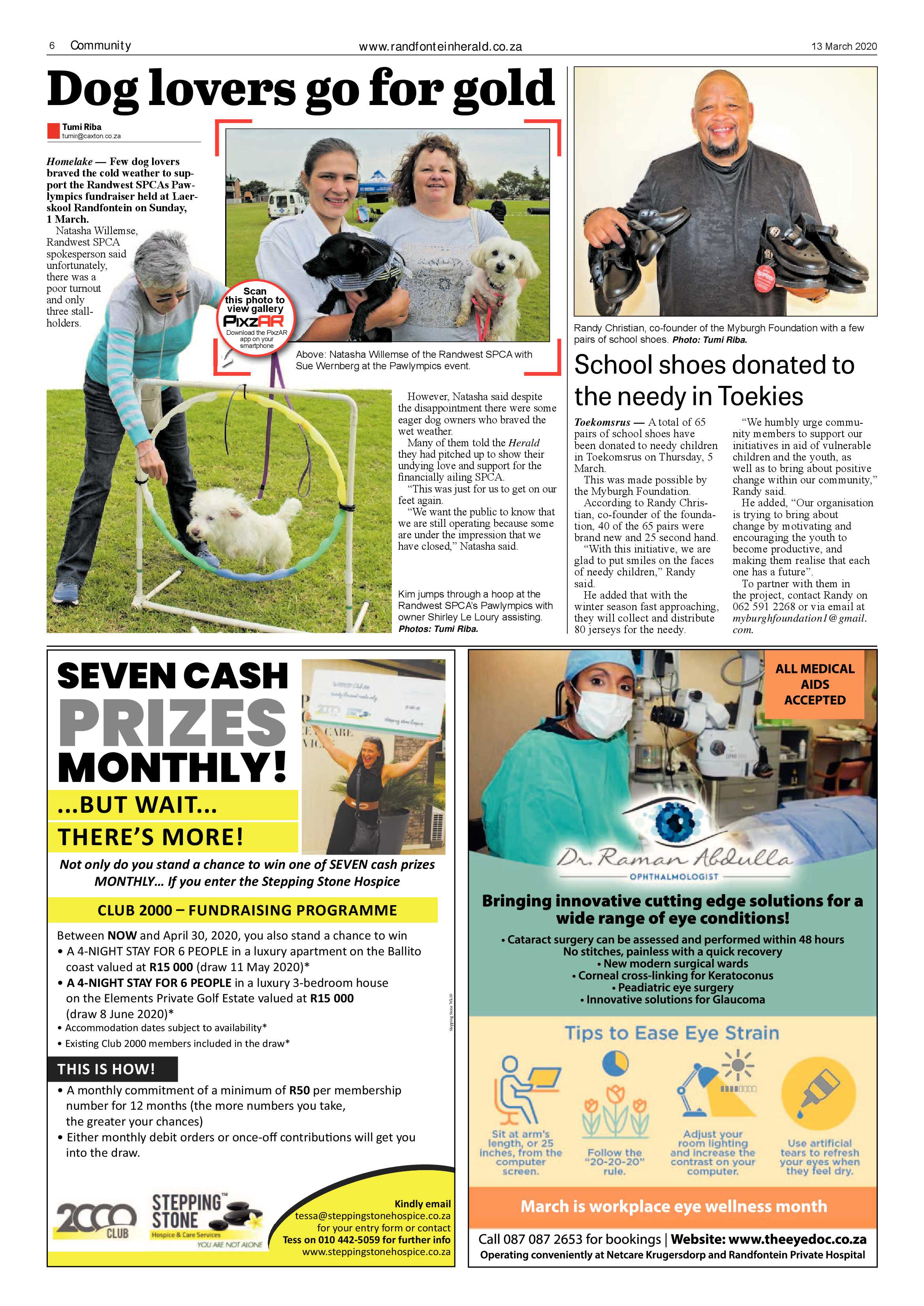 Randfontein Herald 13 March 2020 page 6