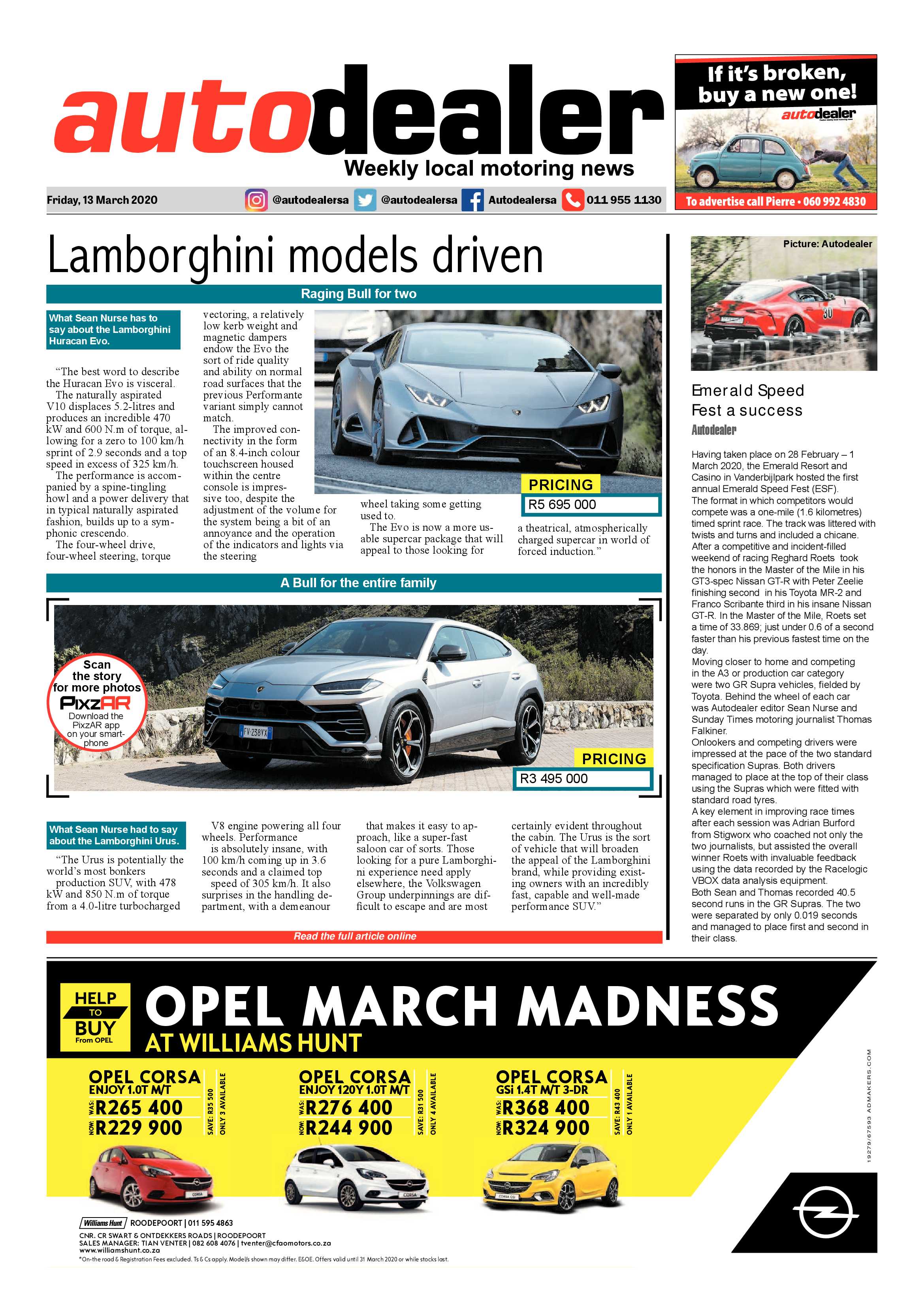 Randfontein Herald 13 March 2020 page 9
