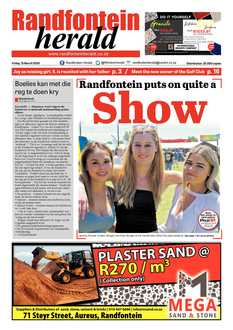 Randfontein Herald 13 March 2020