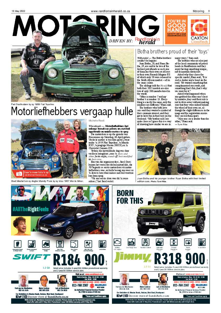 Randfontein Herald 13 May 2022 page 5