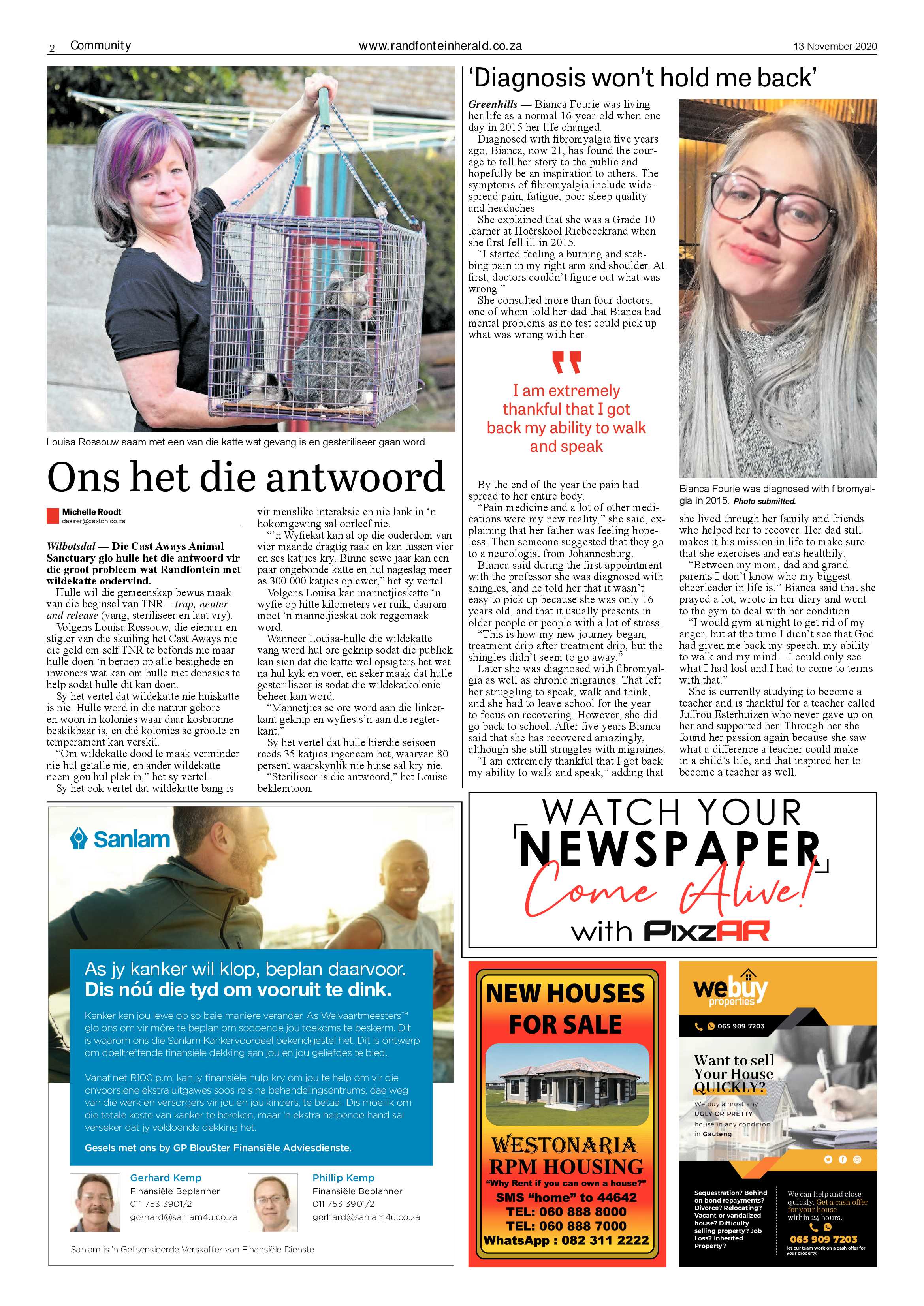 Randfontein Herald 13 November 2020 page 2