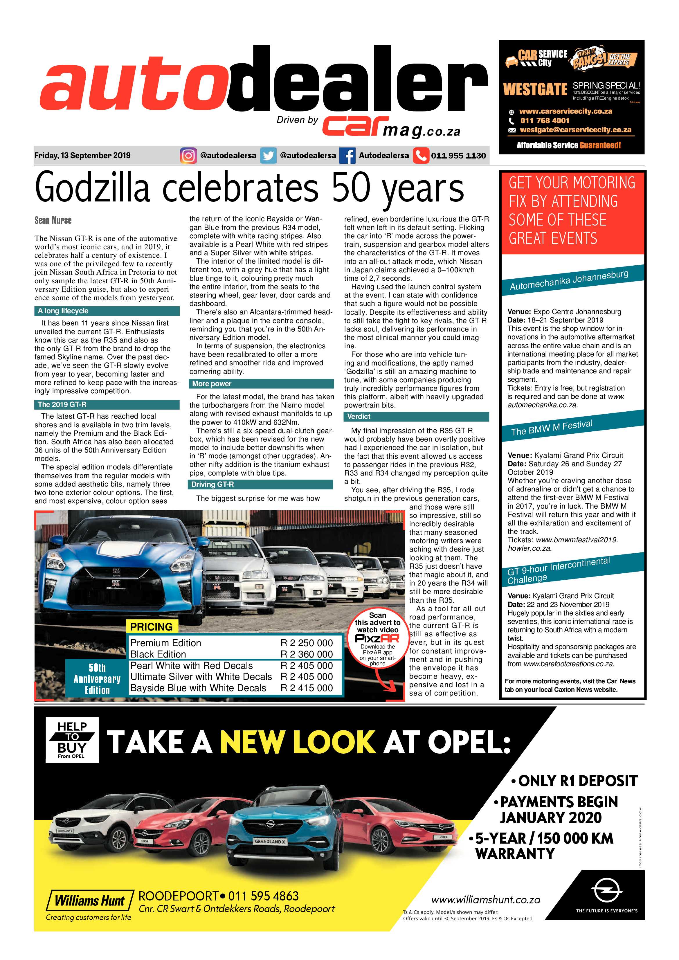 Randfontein Herald 13 September 2019 page 13