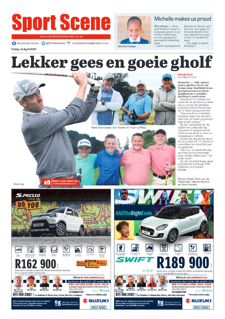 Randfontein Herald 14 April 2023 page 8
