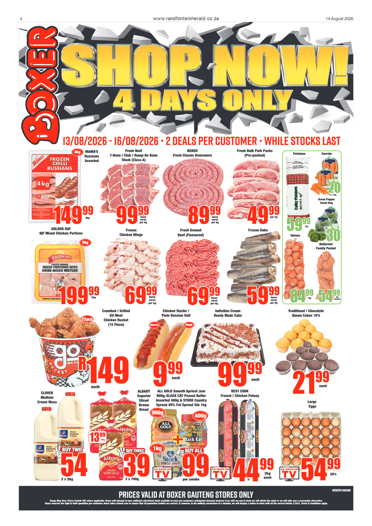 Randfontein Herald 14 August 2026 page 4