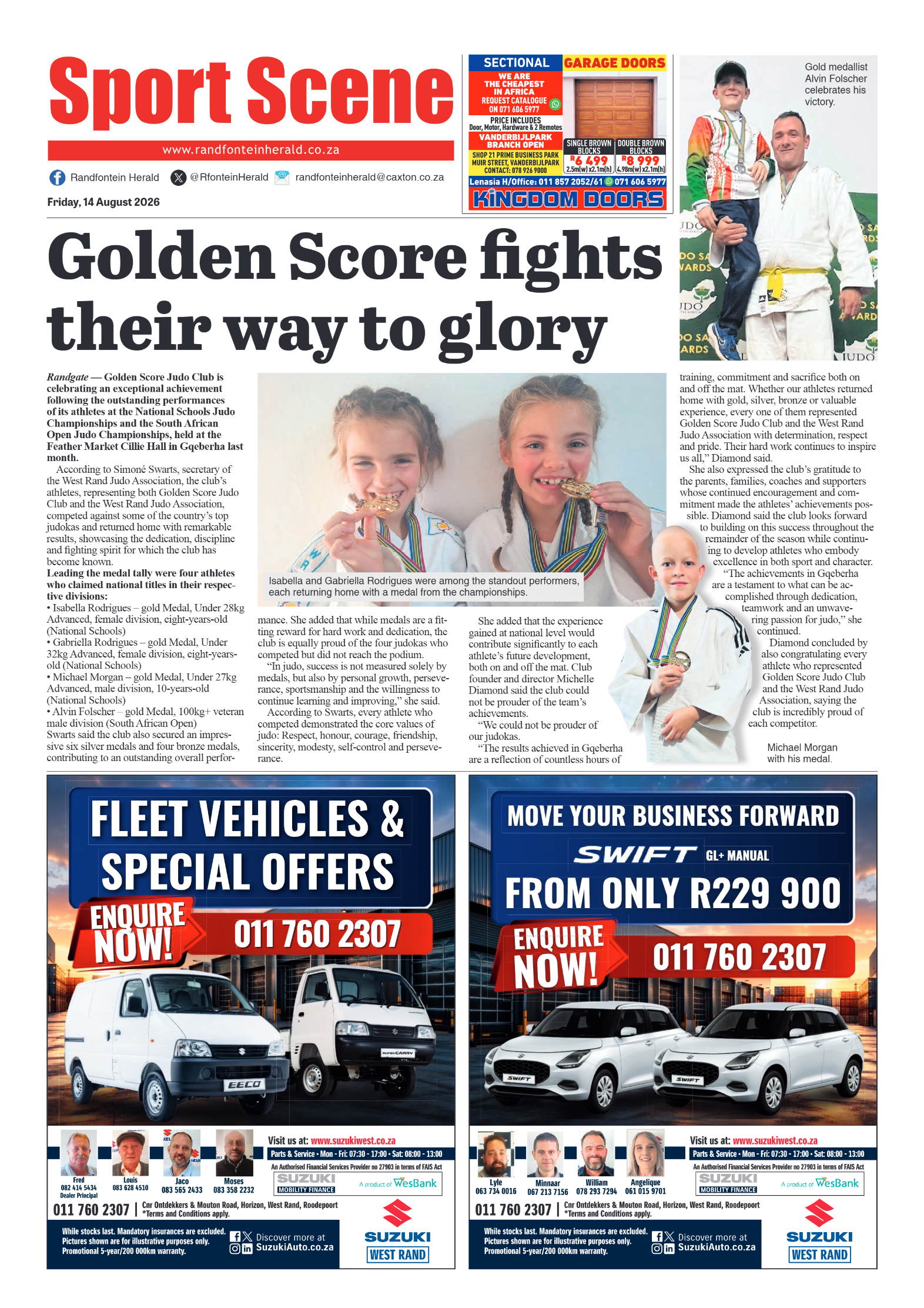 Randfontein Herald 14 August 2026 page 8