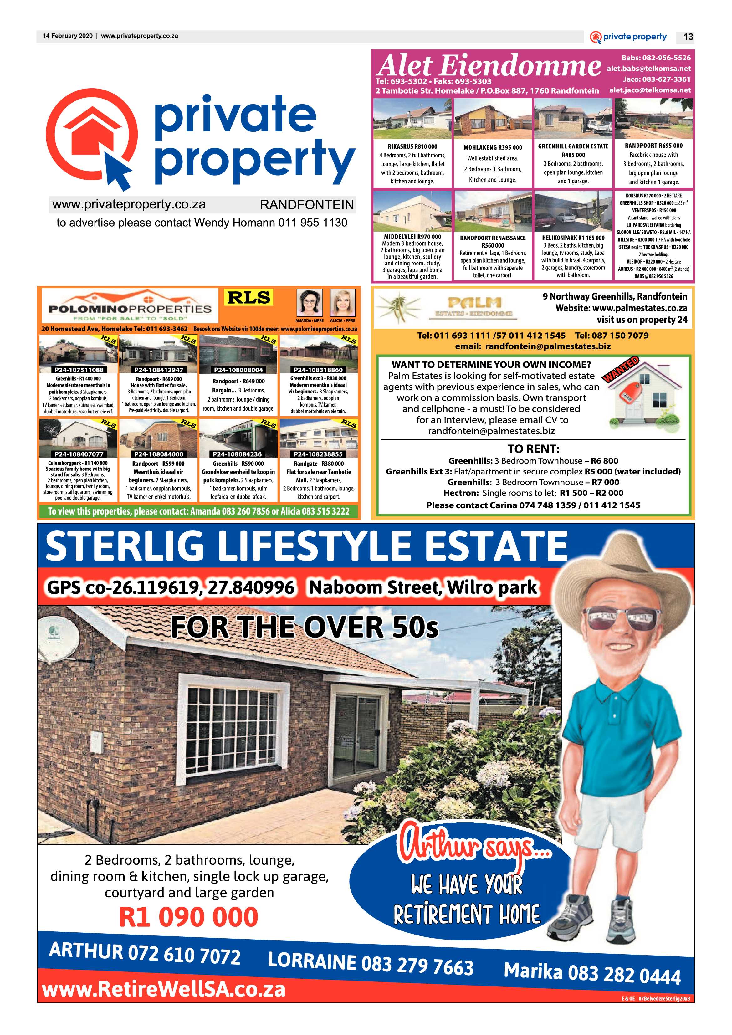 Randfontein Herald 14 February 2020 page 13