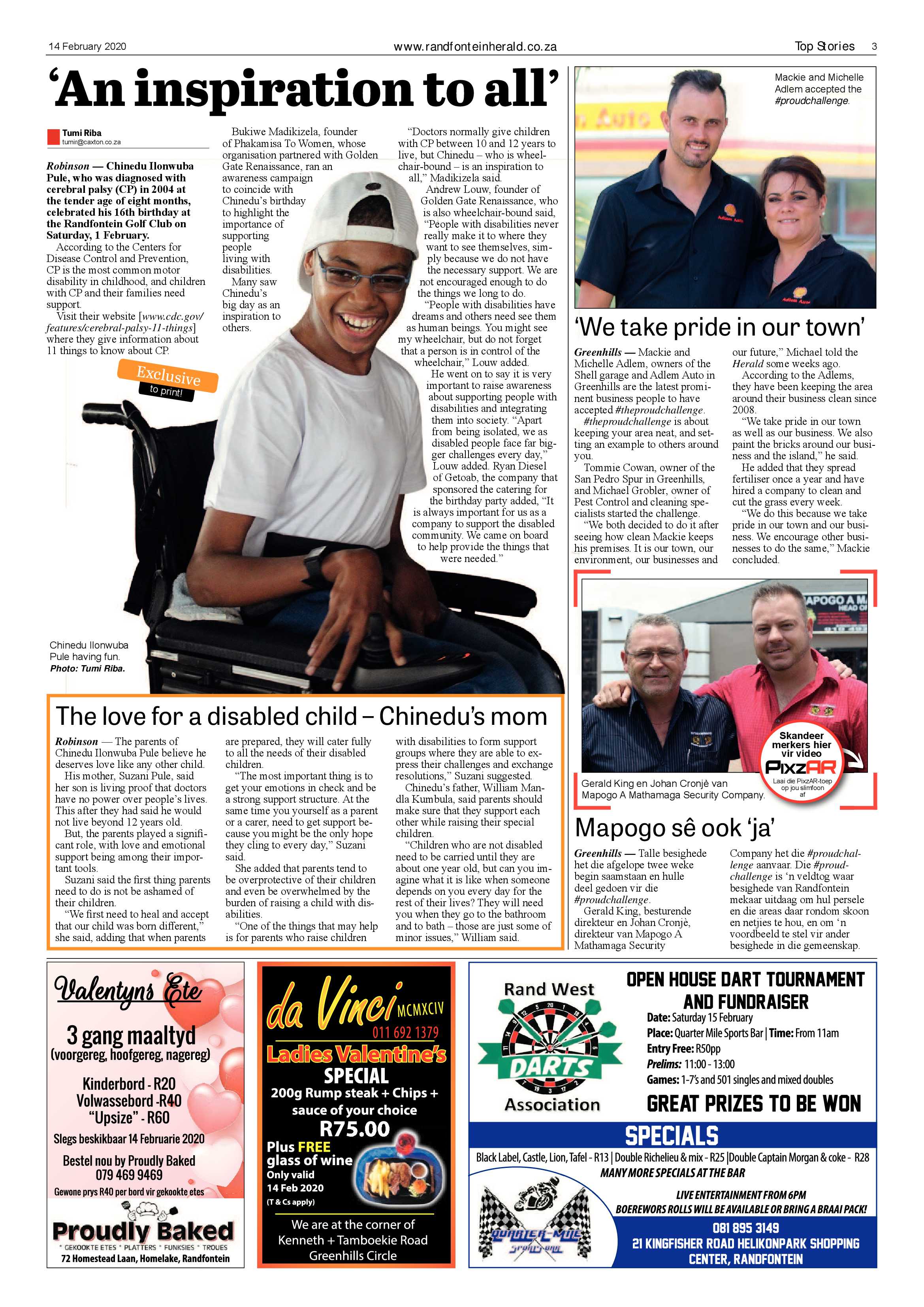 Randfontein Herald 14 February 2020 page 3