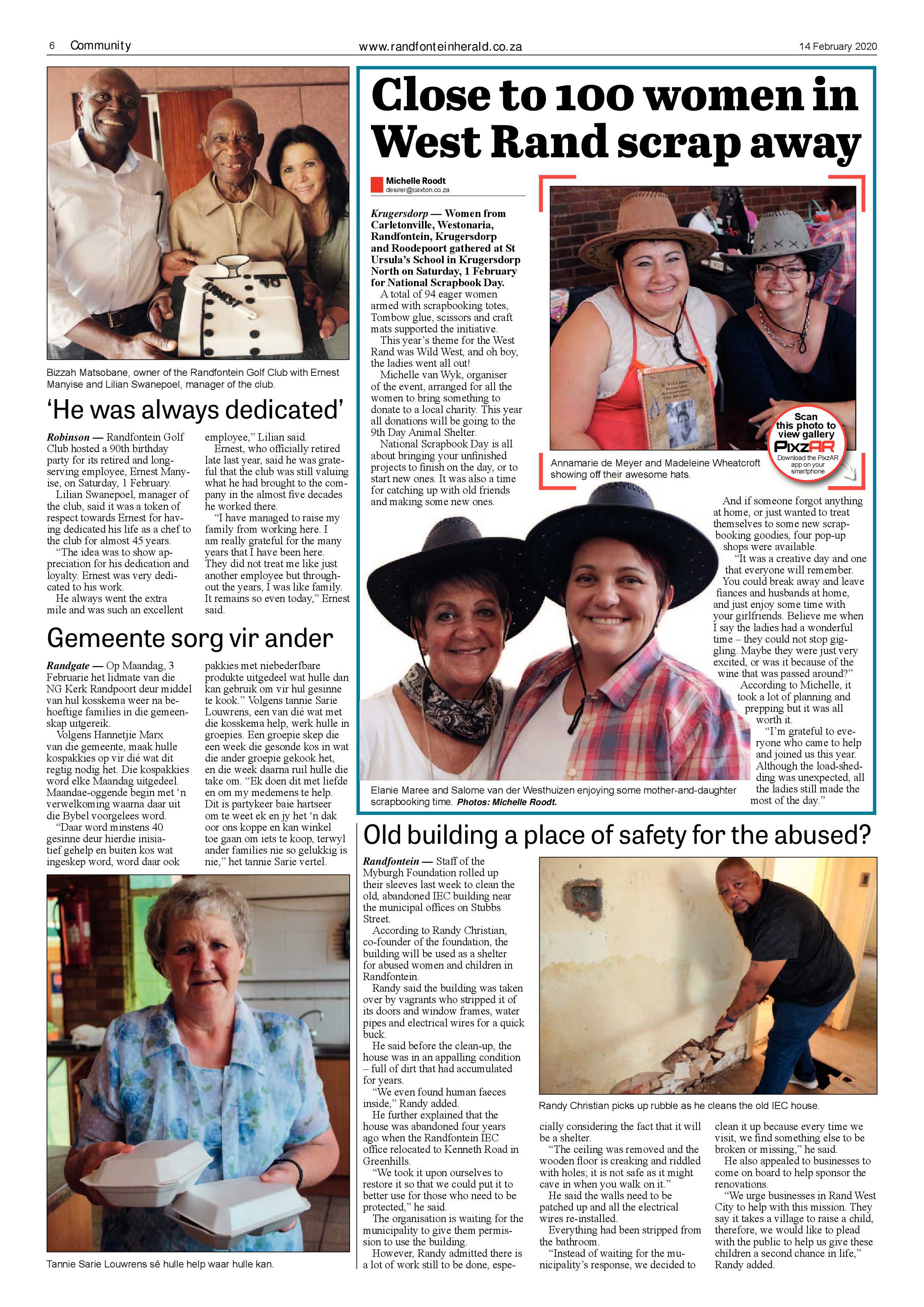 Randfontein Herald 14 February 2020 page 6