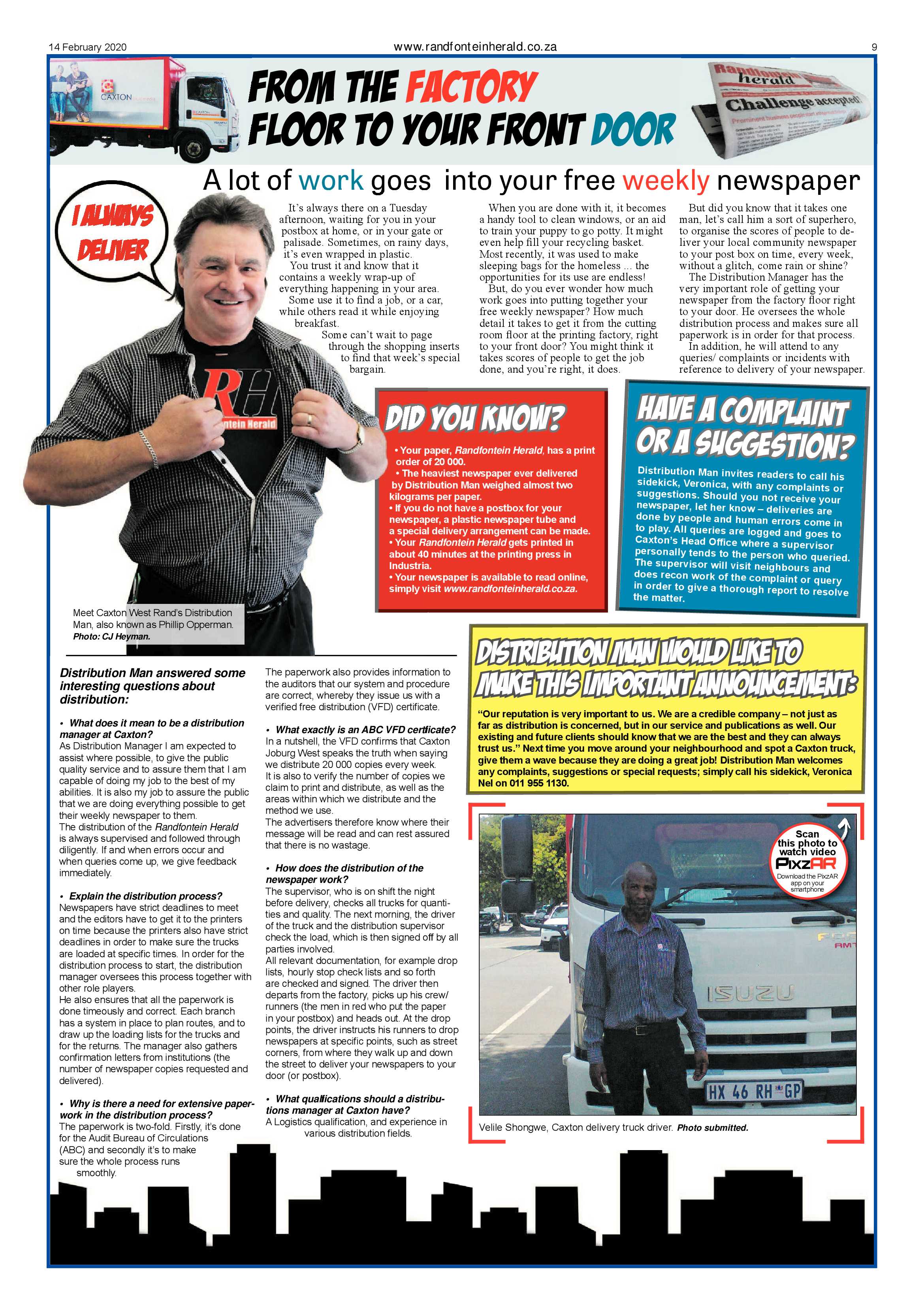Randfontein Herald 14 February 2020 page 9