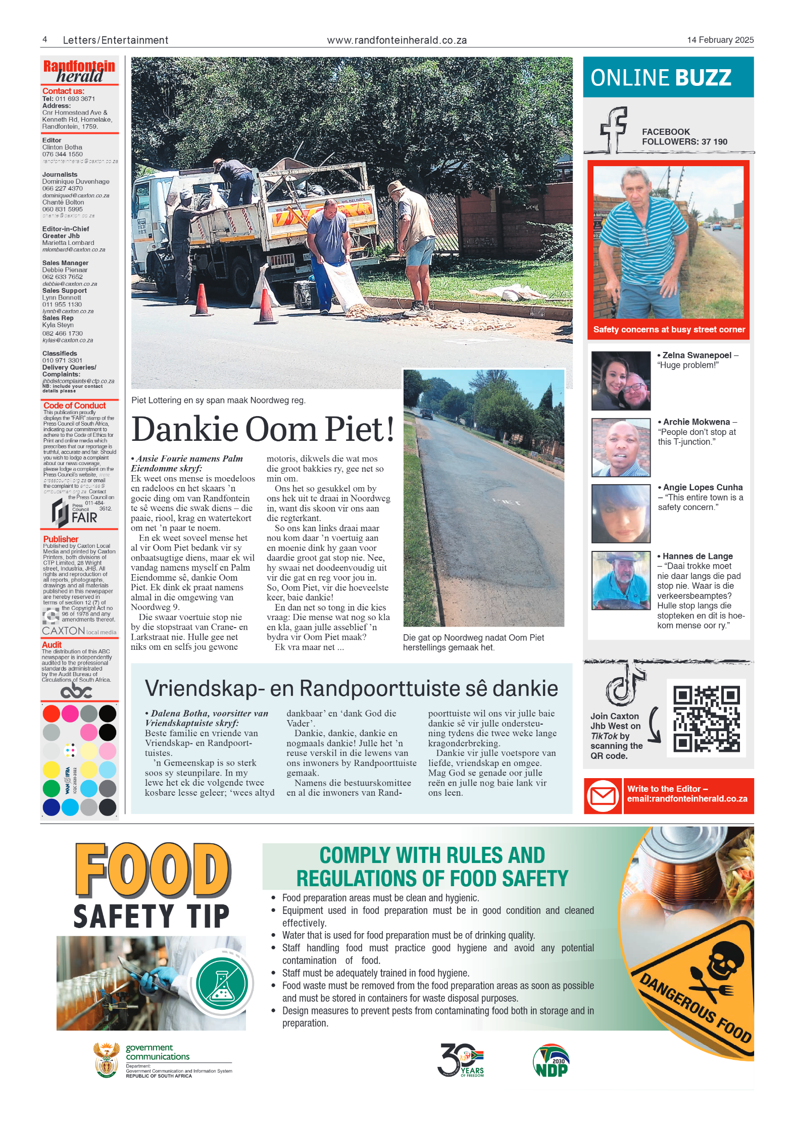 Randfontein Herald 14 February 2025 page 4