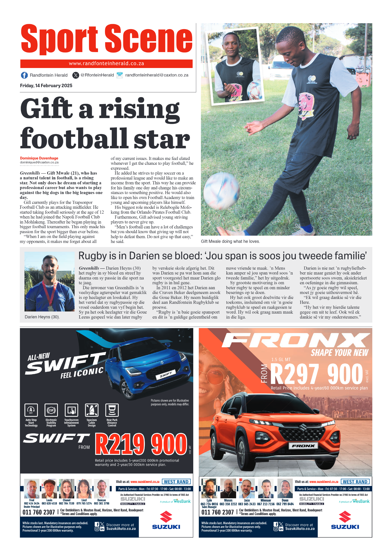 Randfontein Herald 14 February 2025 page 8