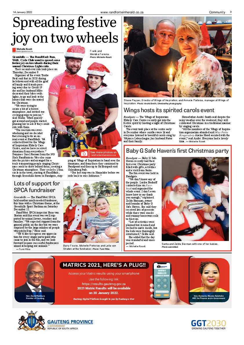 Randfontein Herald 14 January 2022 page 3