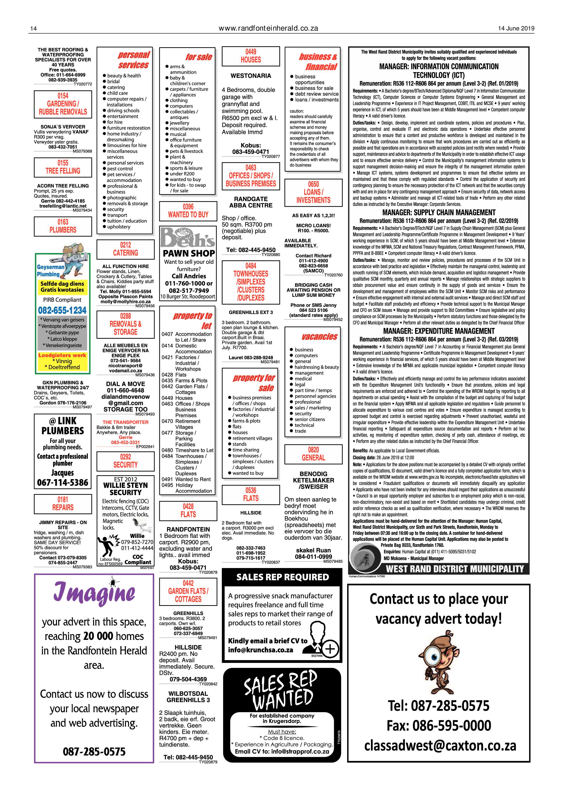 Randfontein Herald 14 June 2 page 14
