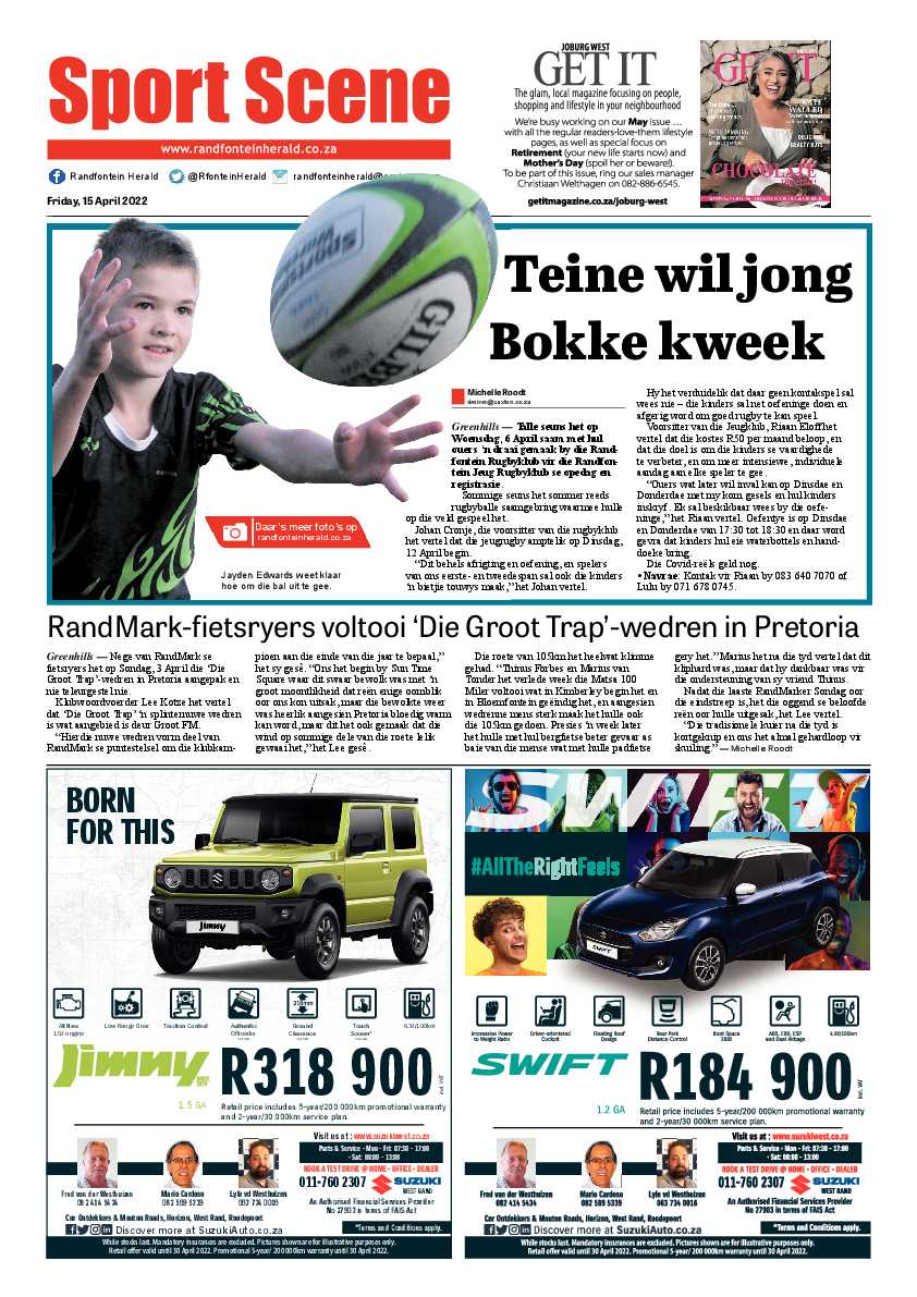 Randfontein Herald 15 April 2022 page 8