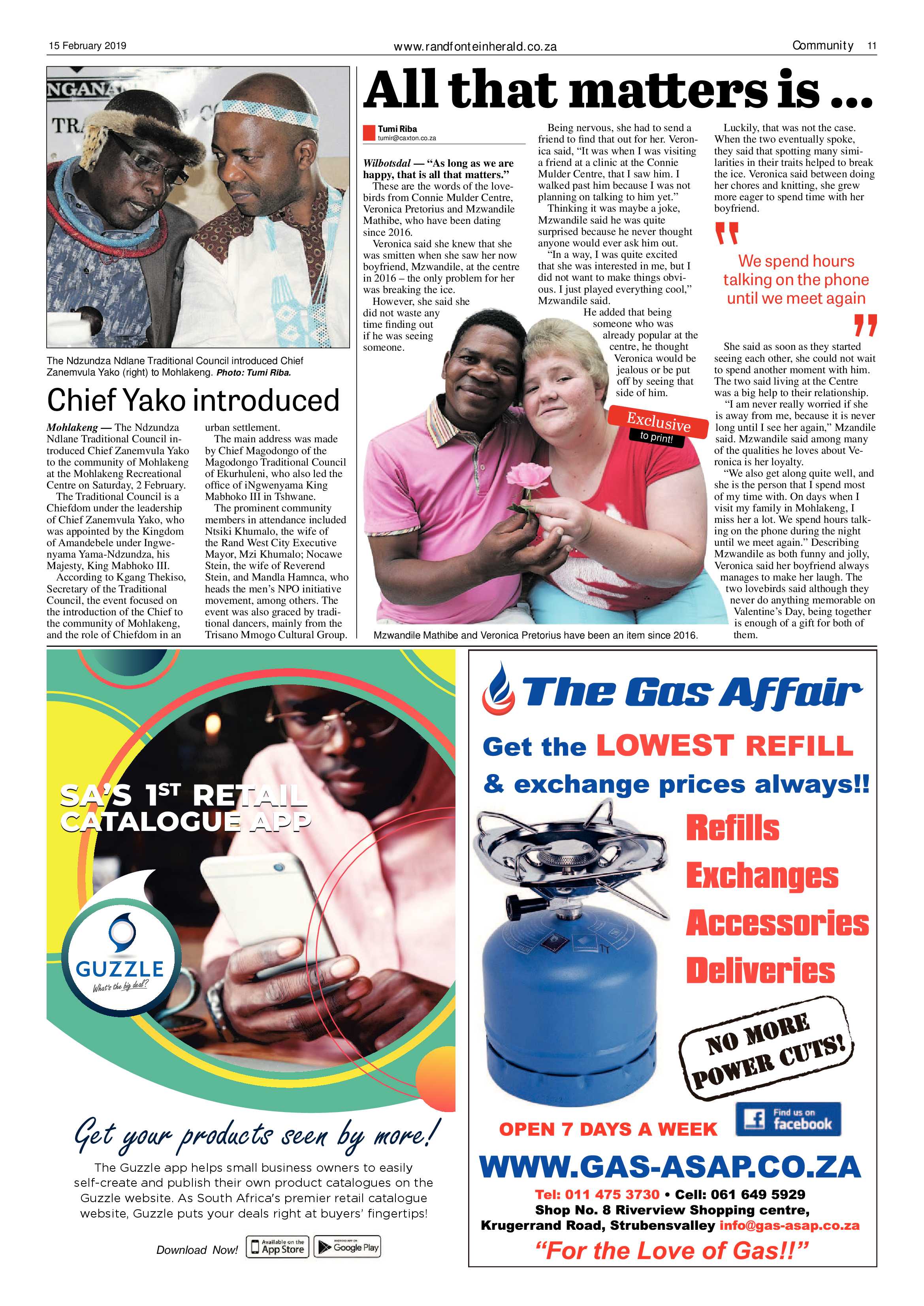 Randfontein Herald 15 February 2019 page 11