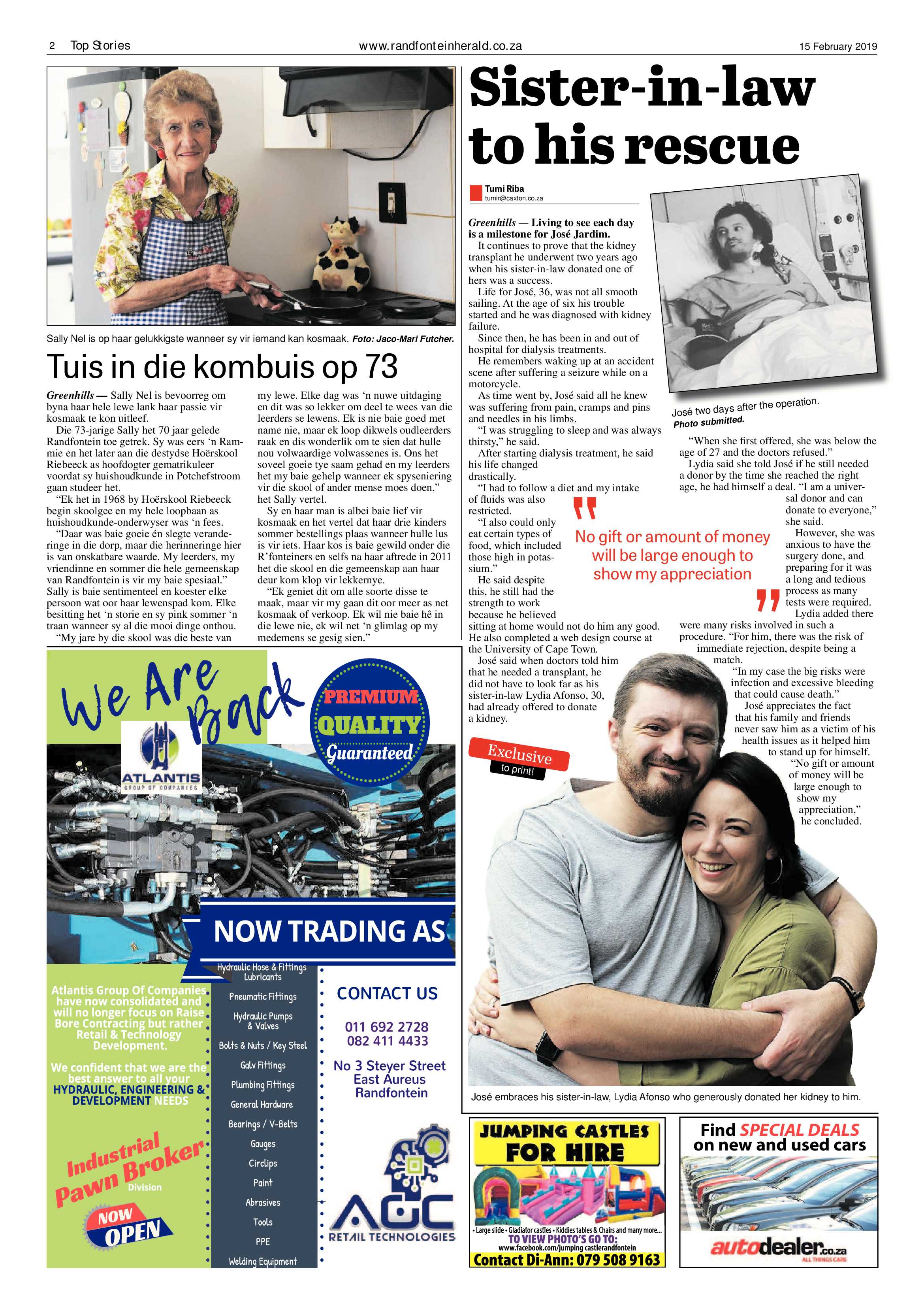 Randfontein Herald 15 February 2019 page 2
