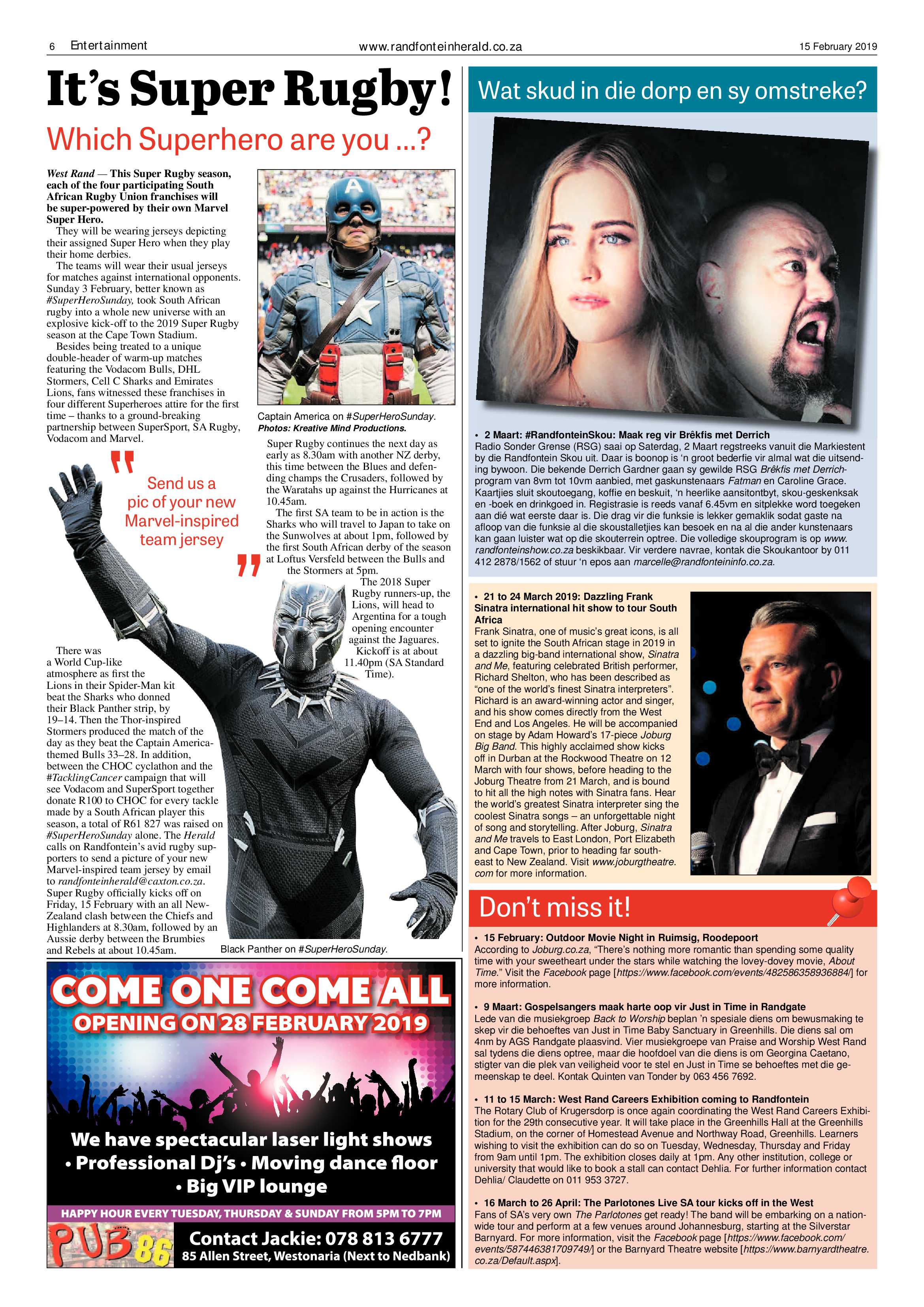 Randfontein Herald 15 February 2019 page 6