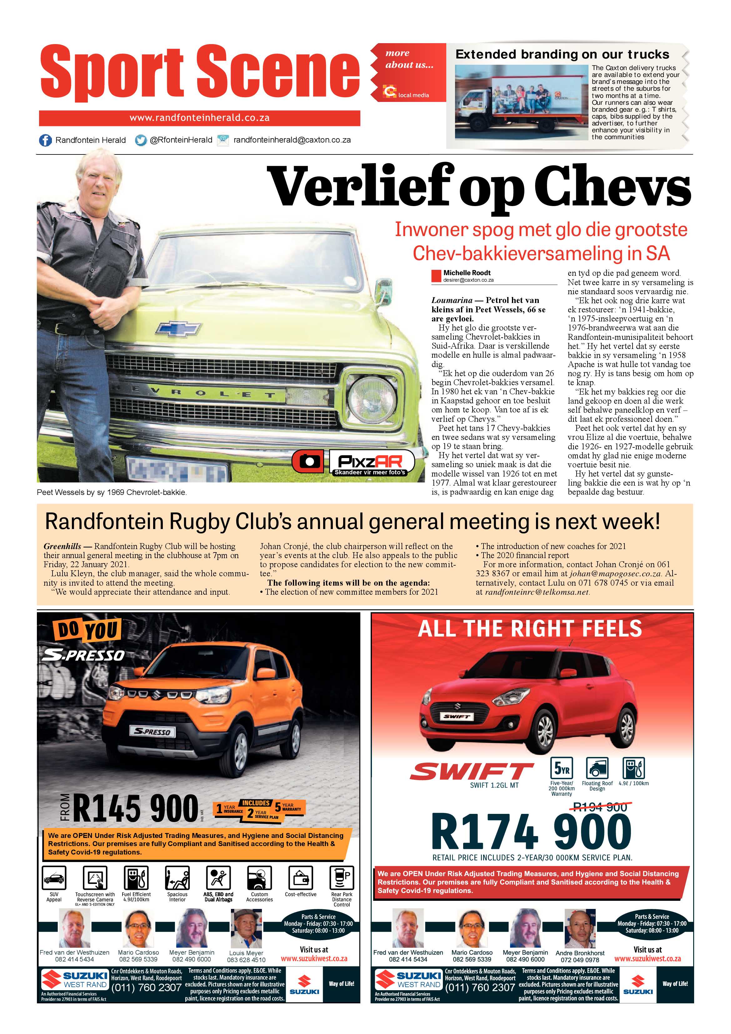 Randfontein Herald 15 January 2021 page 8