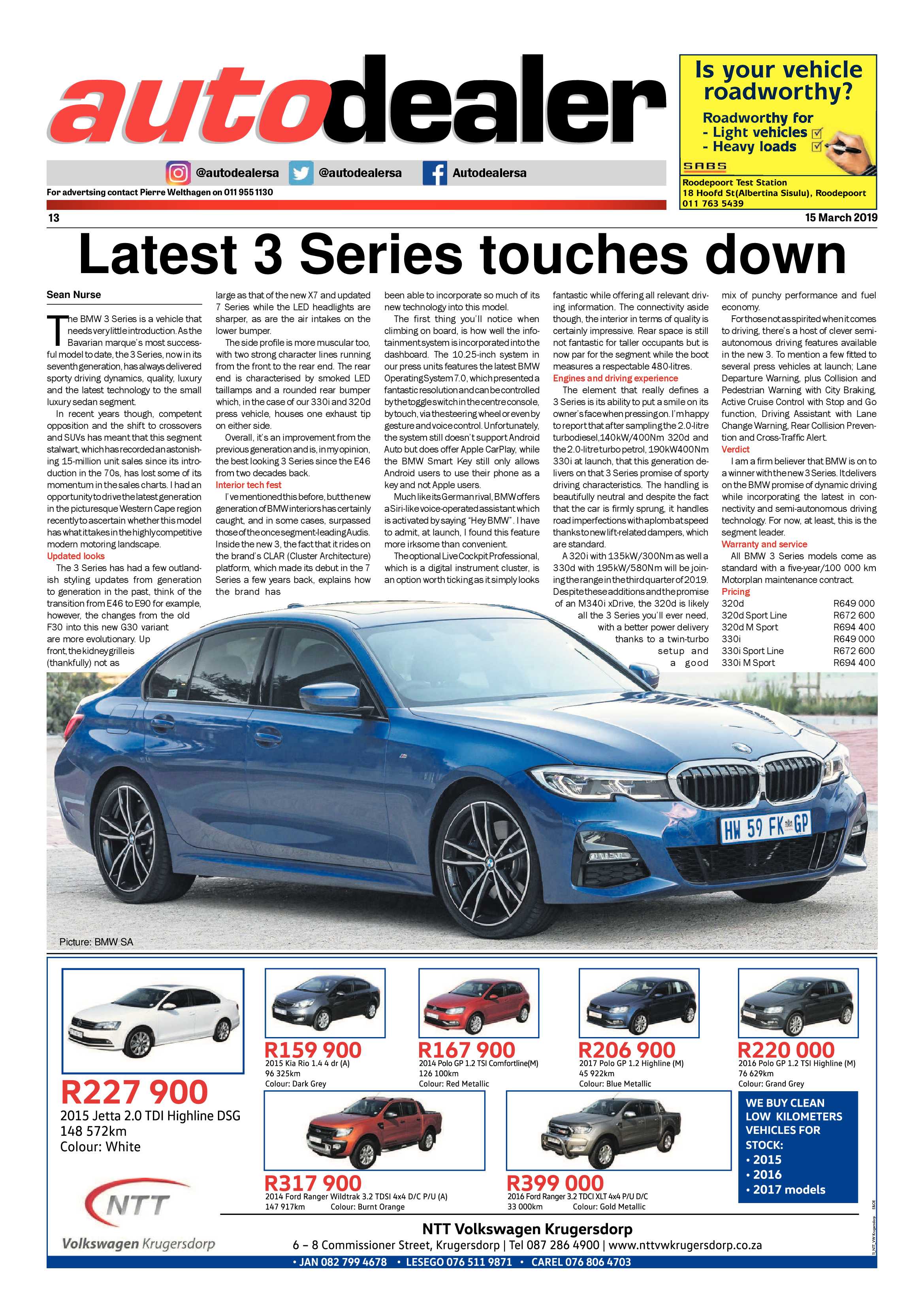 Randfontein Herald 15 March 2019 page 13