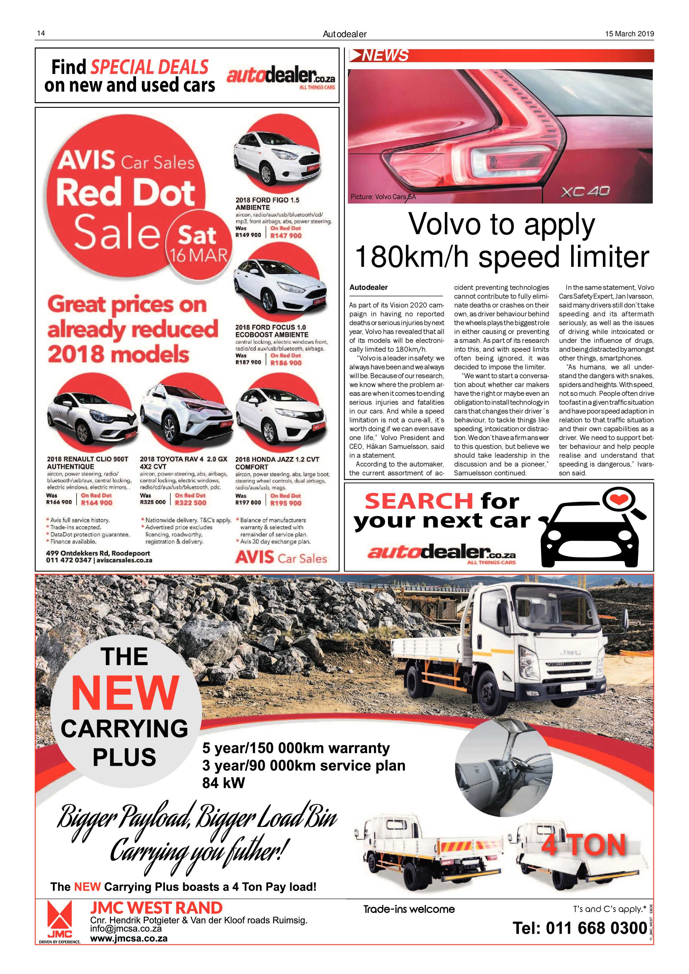 Randfontein Herald 15 March 2019 page 14