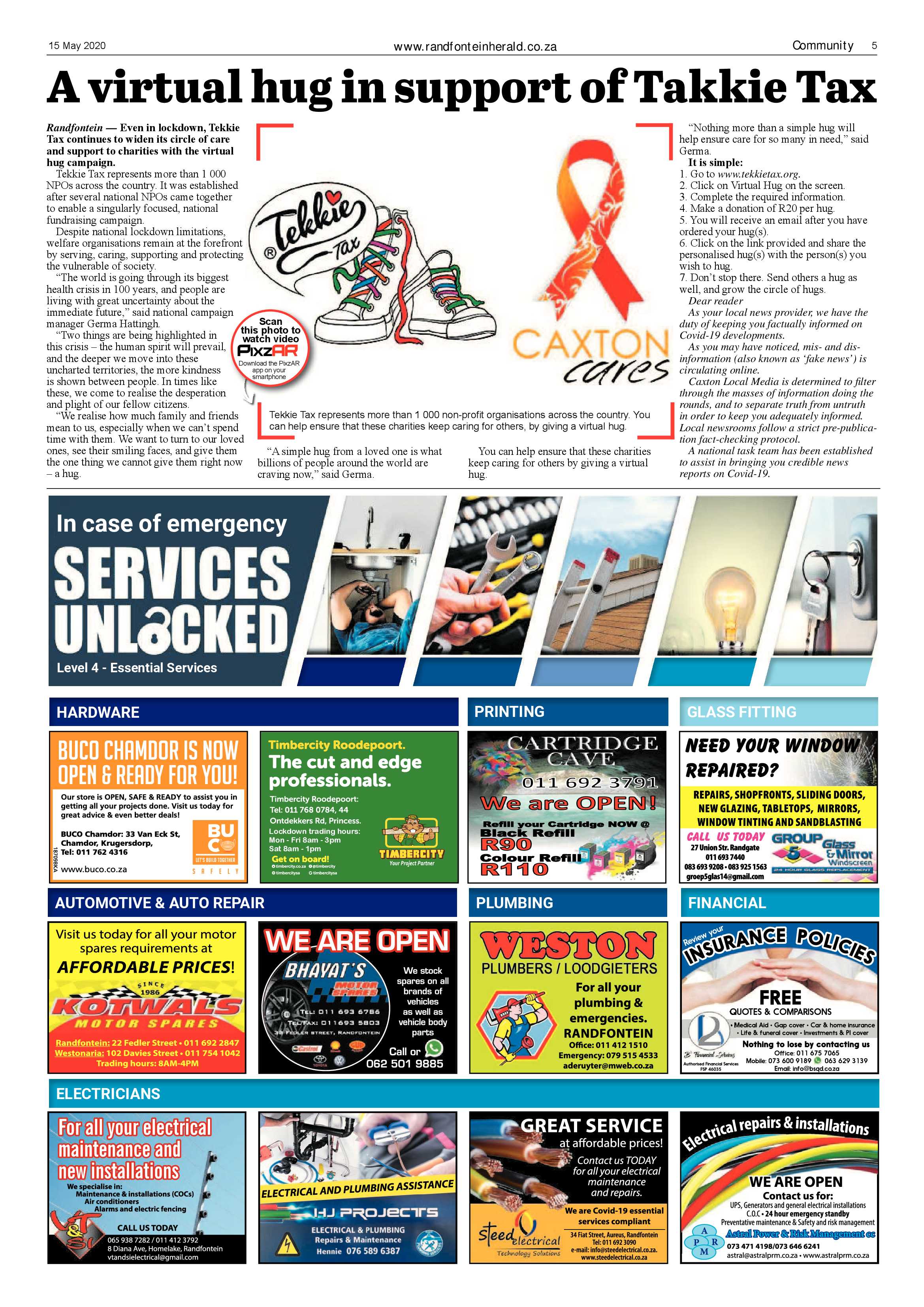 Randfontein Herald 15 May 2020 page 5