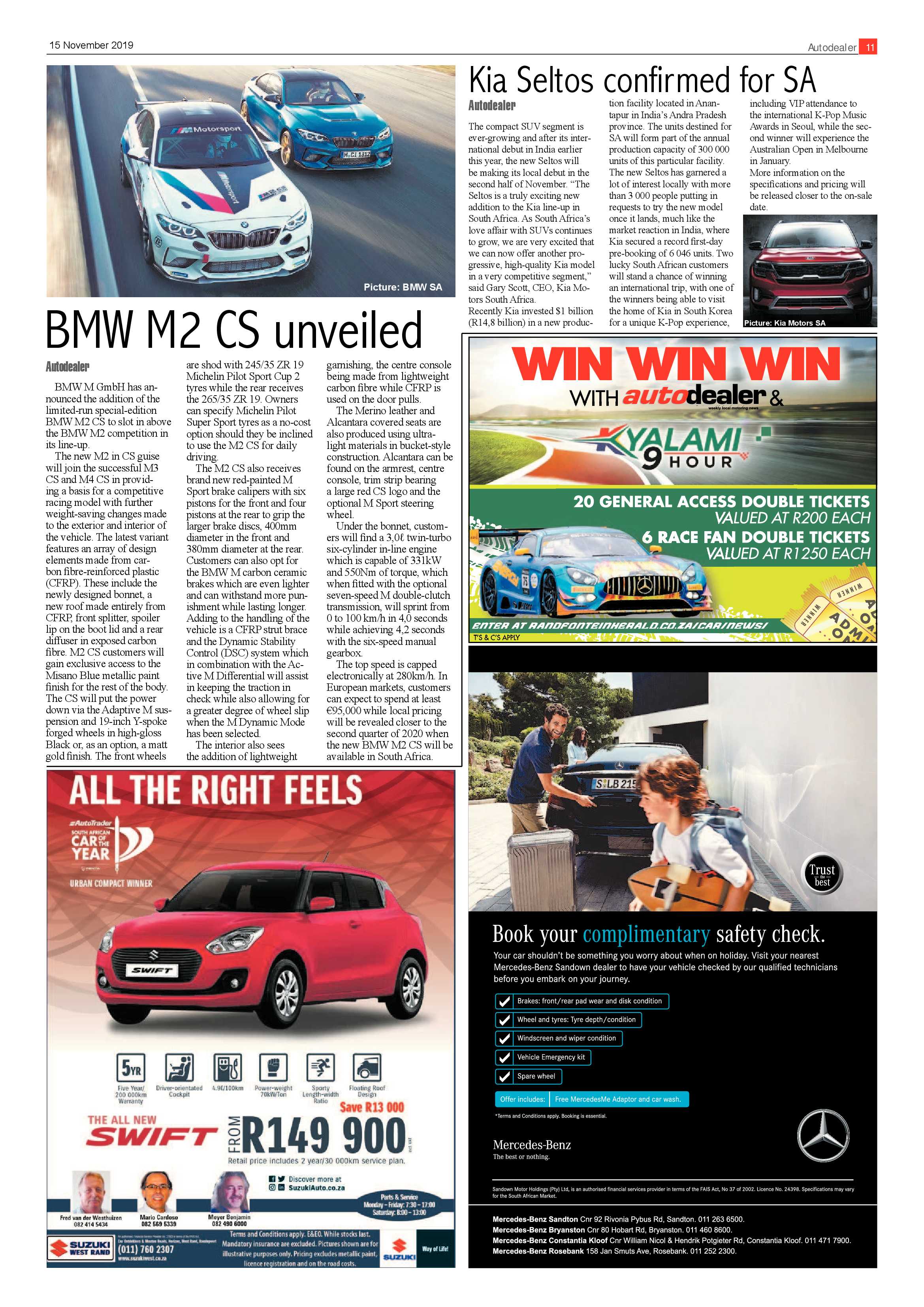 Randfontein Herald 15 November 2019 page 11