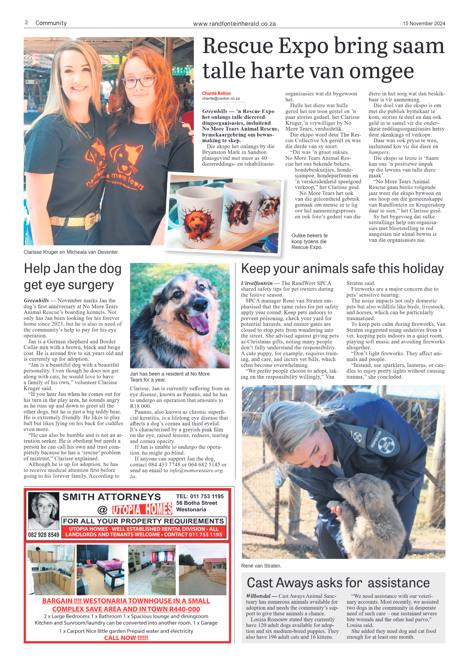 Randfontein Herald 15 November 2024 page 2