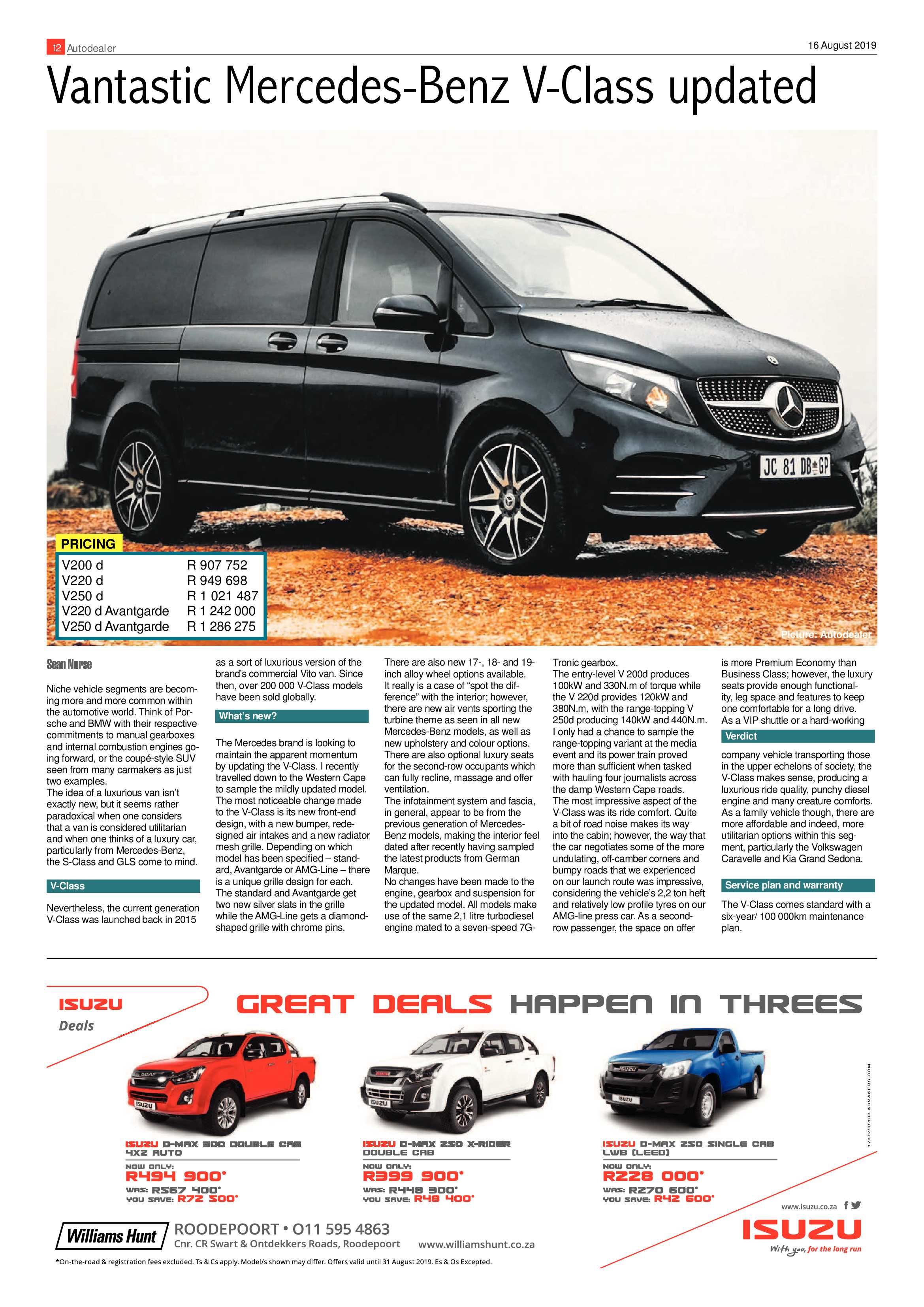 Randfontein Herald 16 August 2019 page 12