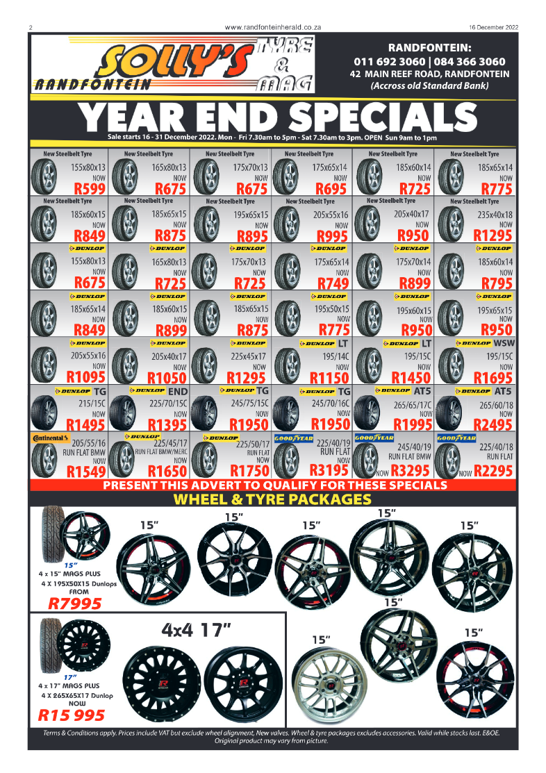 Randfontein Herald 16 December 2022 page 2