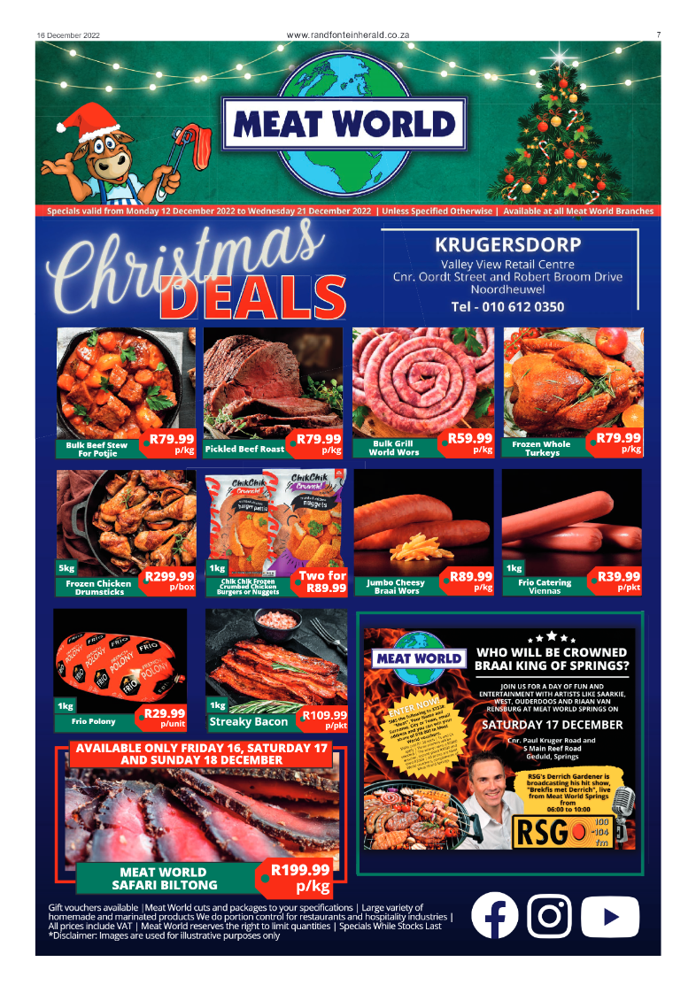 Randfontein Herald 16 December 2022 page 7
