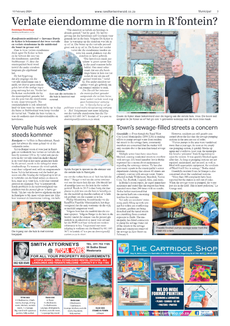 Randfontein Herald 16 February 2024 page 3