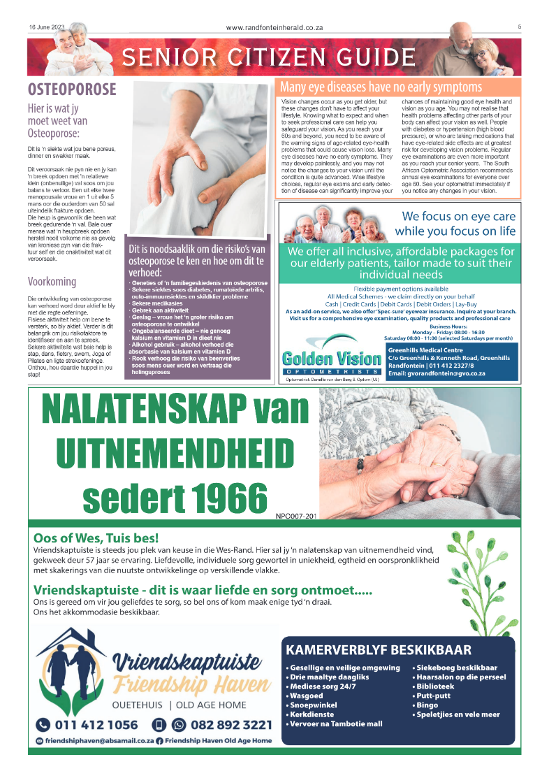 Randfontein Herald 16 June 2023 page 5