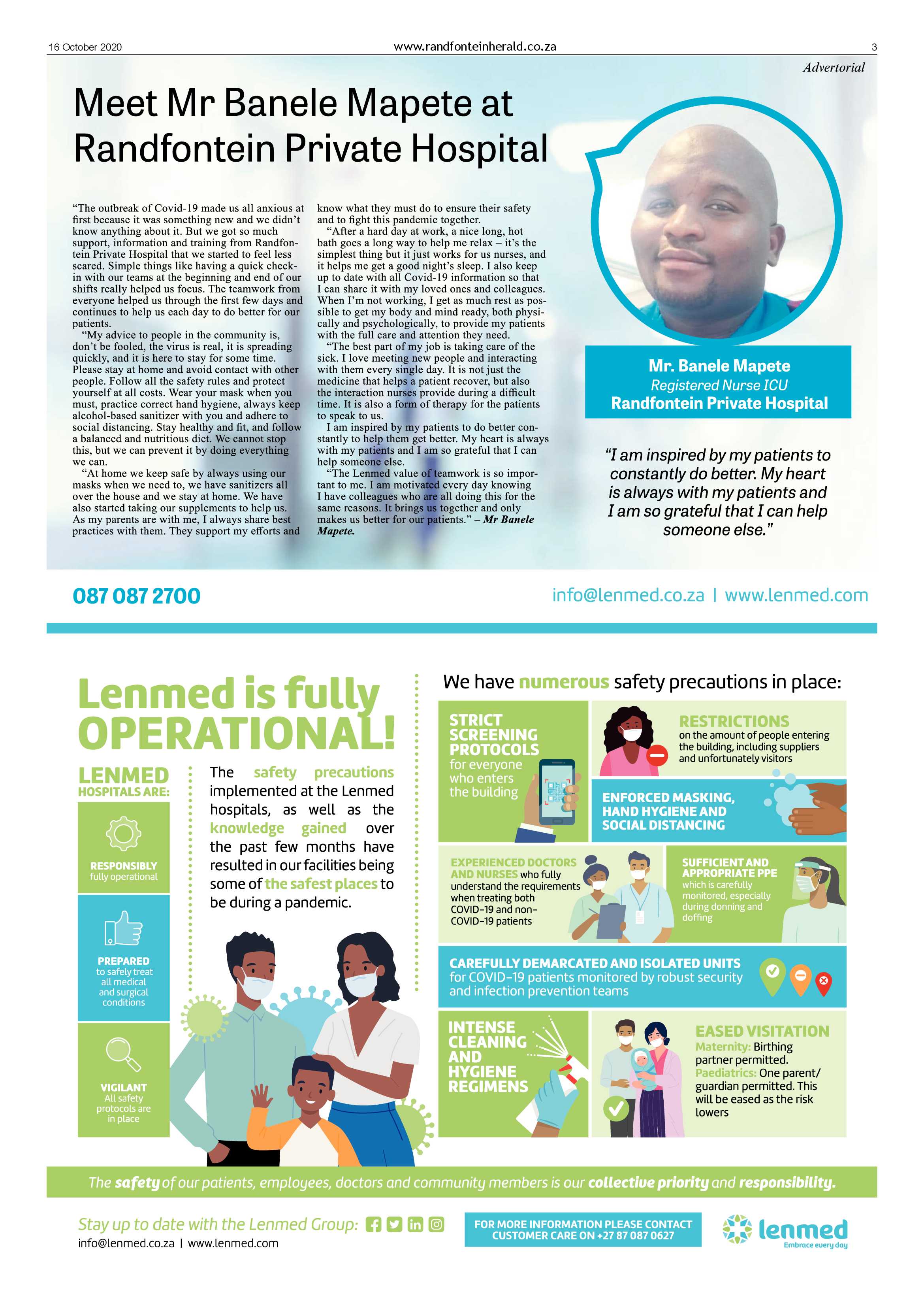 Randfontein Herald 16 October 2020 page 3