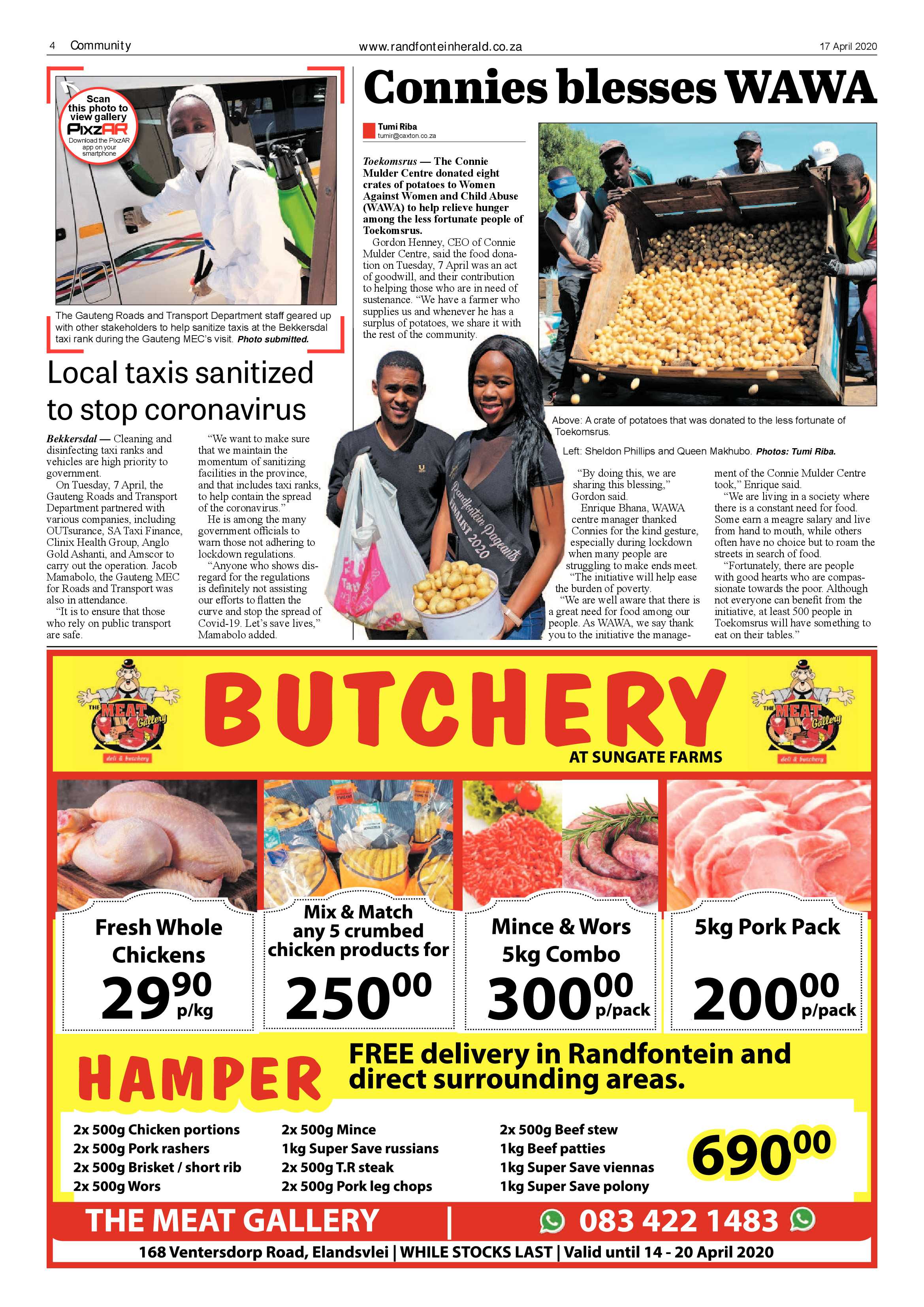 Randfontein Herald 17 April 2020 page 4
