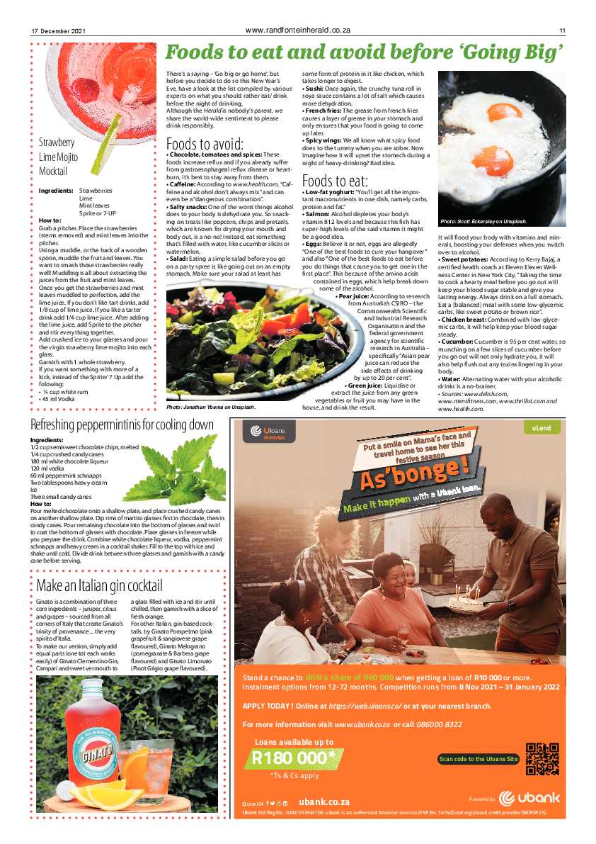 Randfontein Herald 17 December 2021 page 11