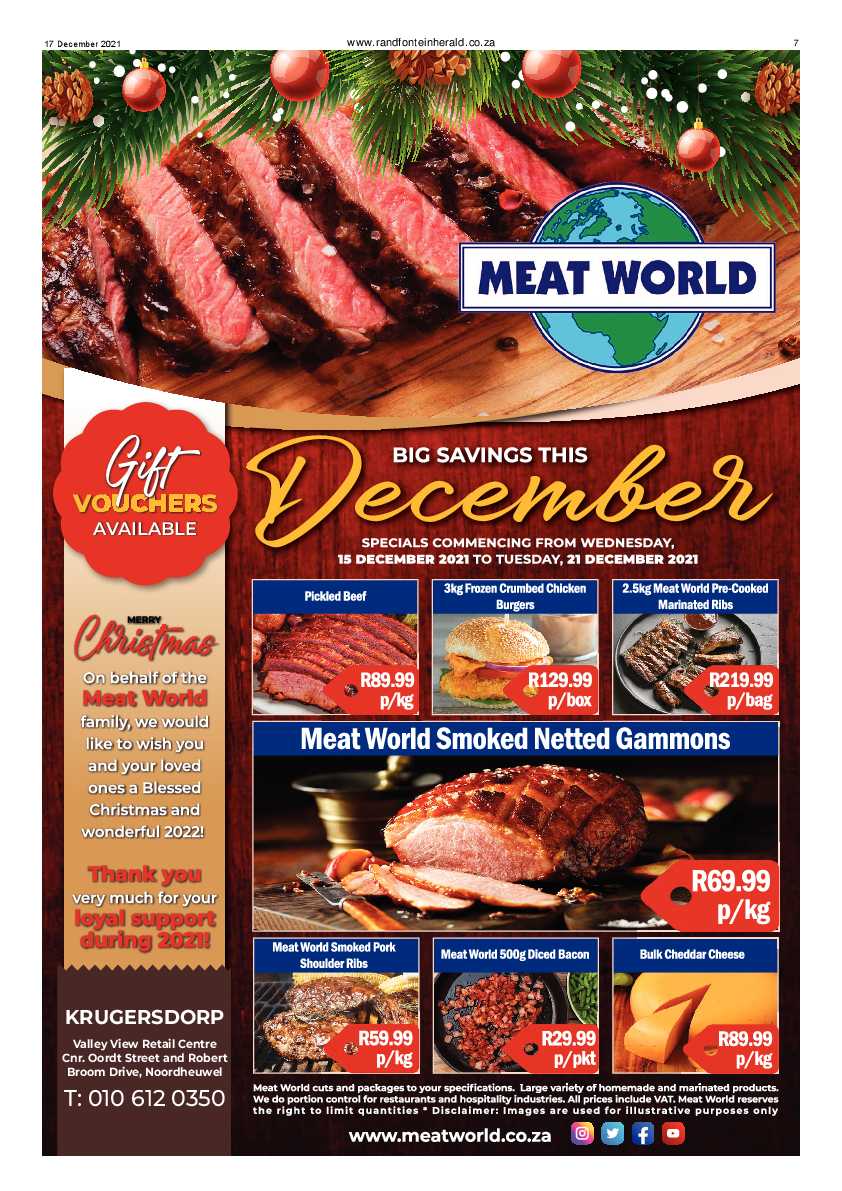 Randfontein Herald 17 December 2021 page 7