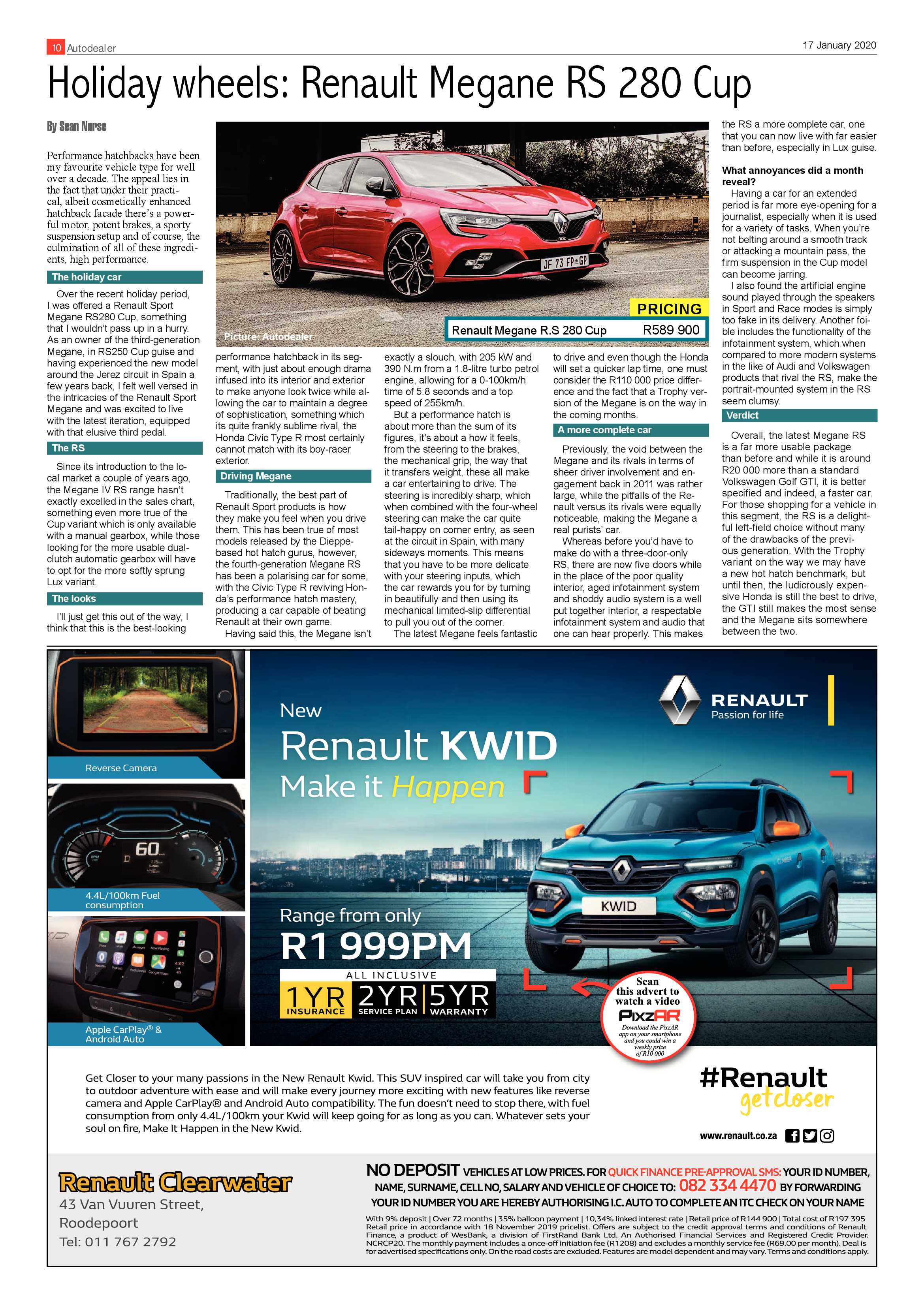 Randfontein Herald 17 January 2020 page 10