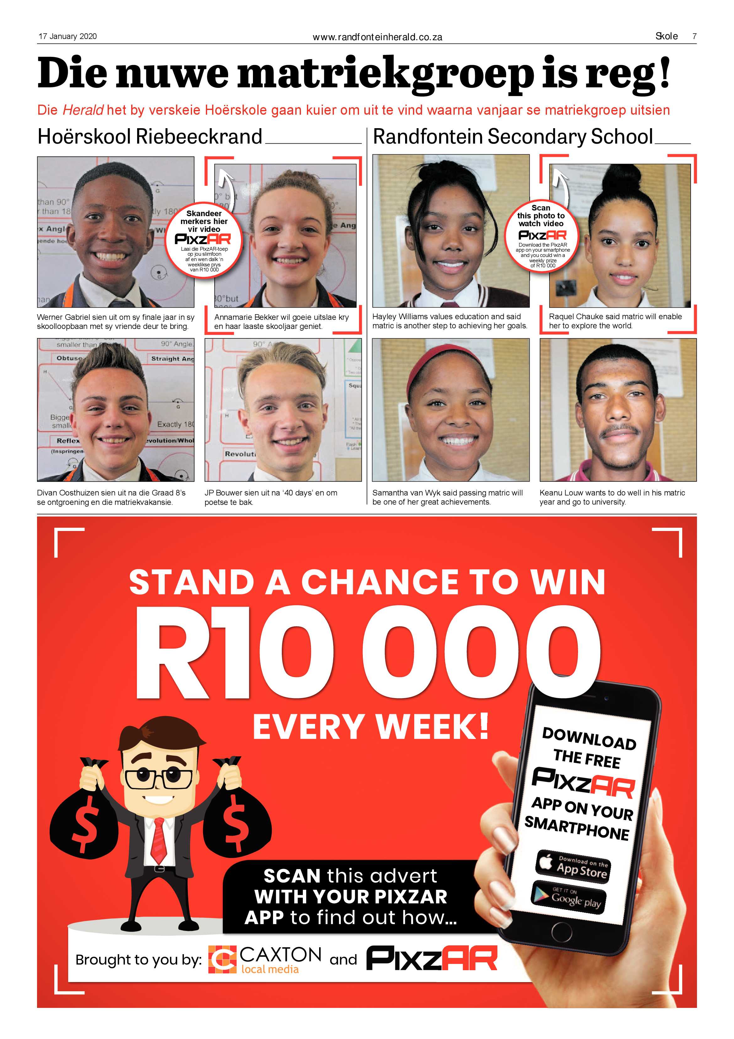 Randfontein Herald 17 January 2020 page 7