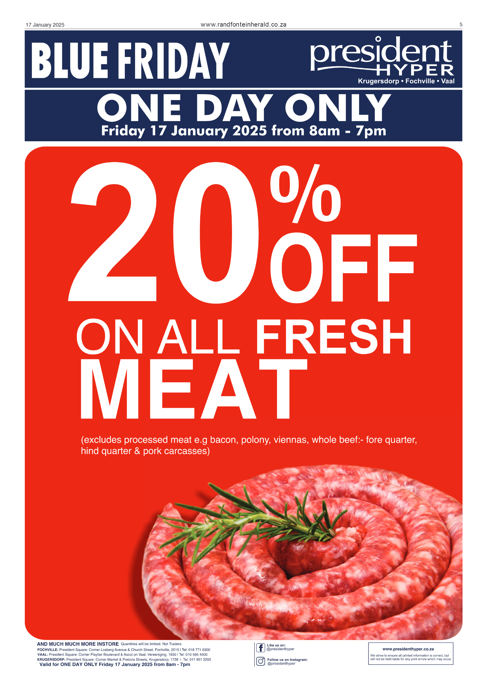 Randfontein Herald 17 January 2025 page 5