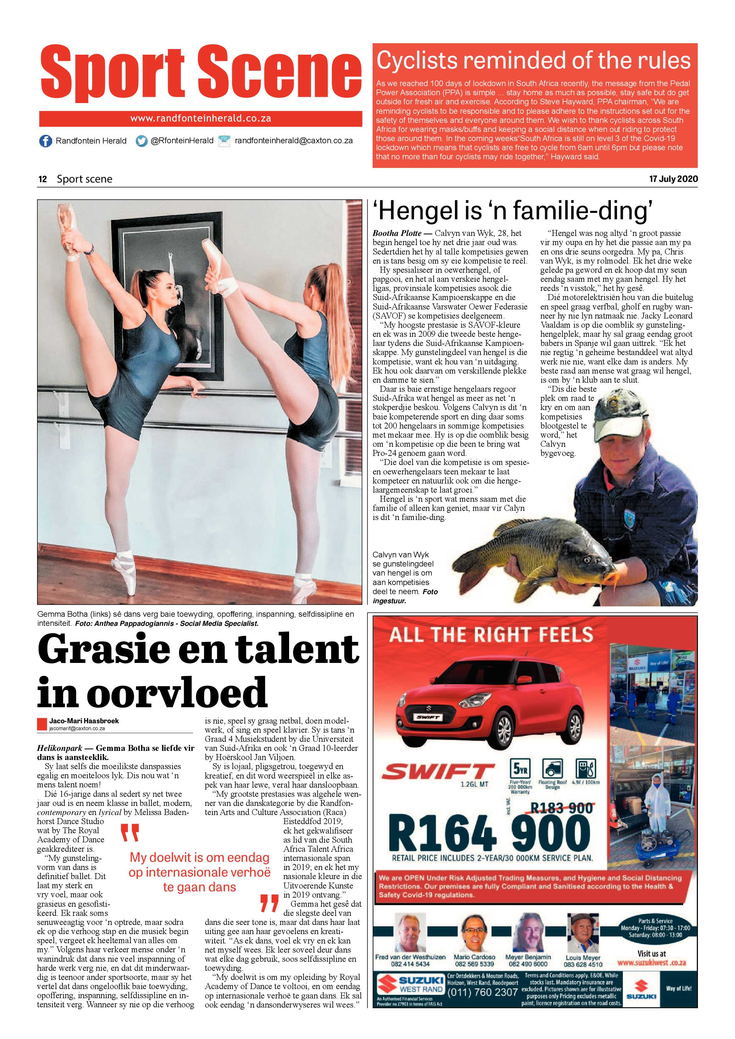 Randfontein Herald 17 July 2020 page 12