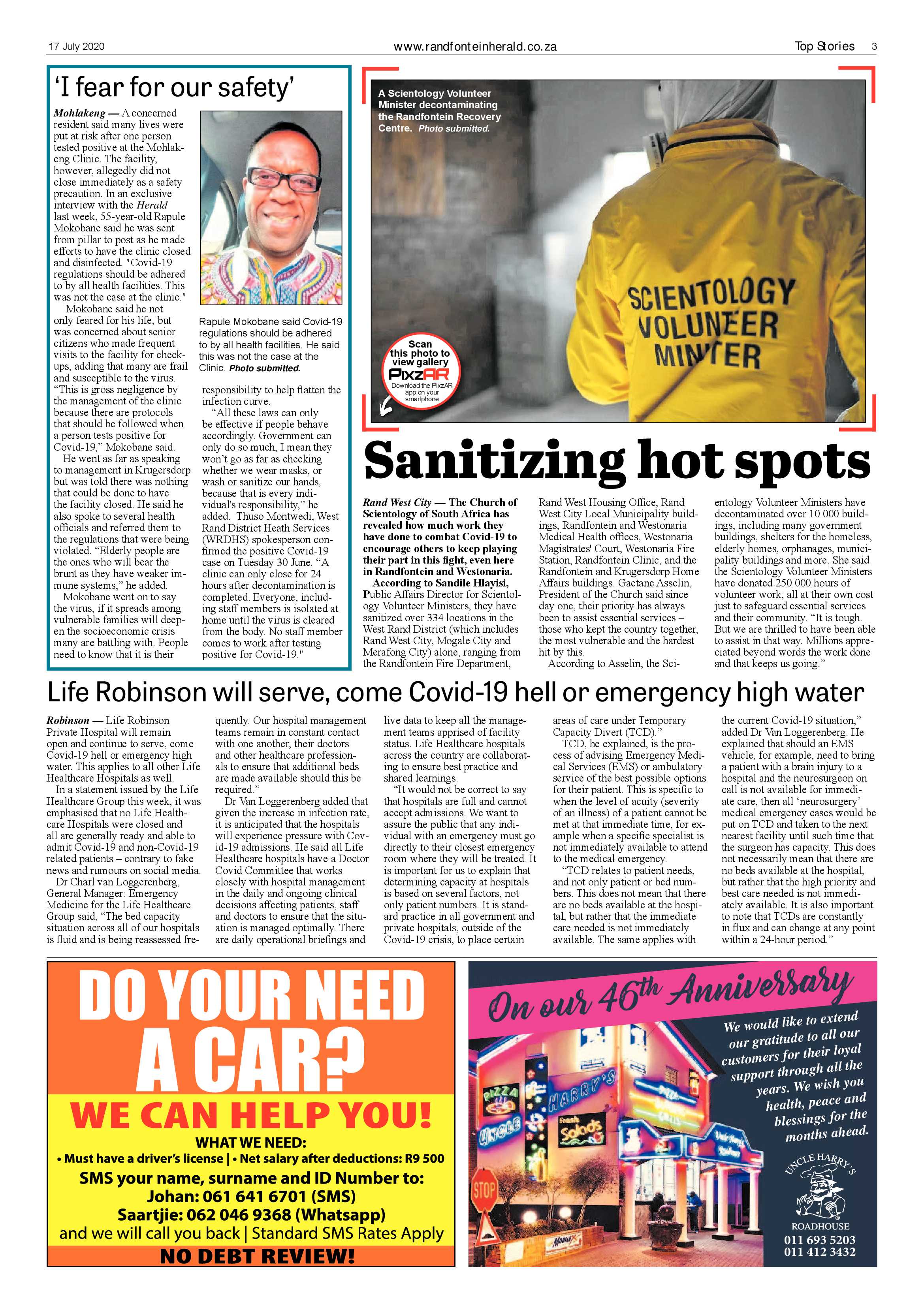 Randfontein Herald 17 July 2020 page 3