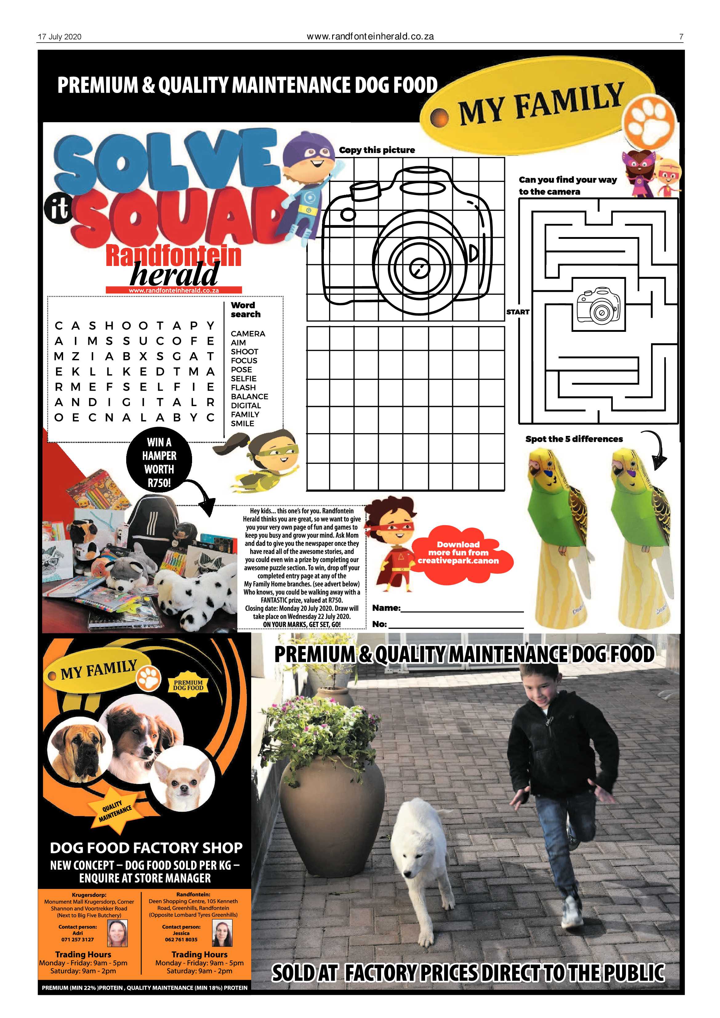 Randfontein Herald 17 July 2020 page 7