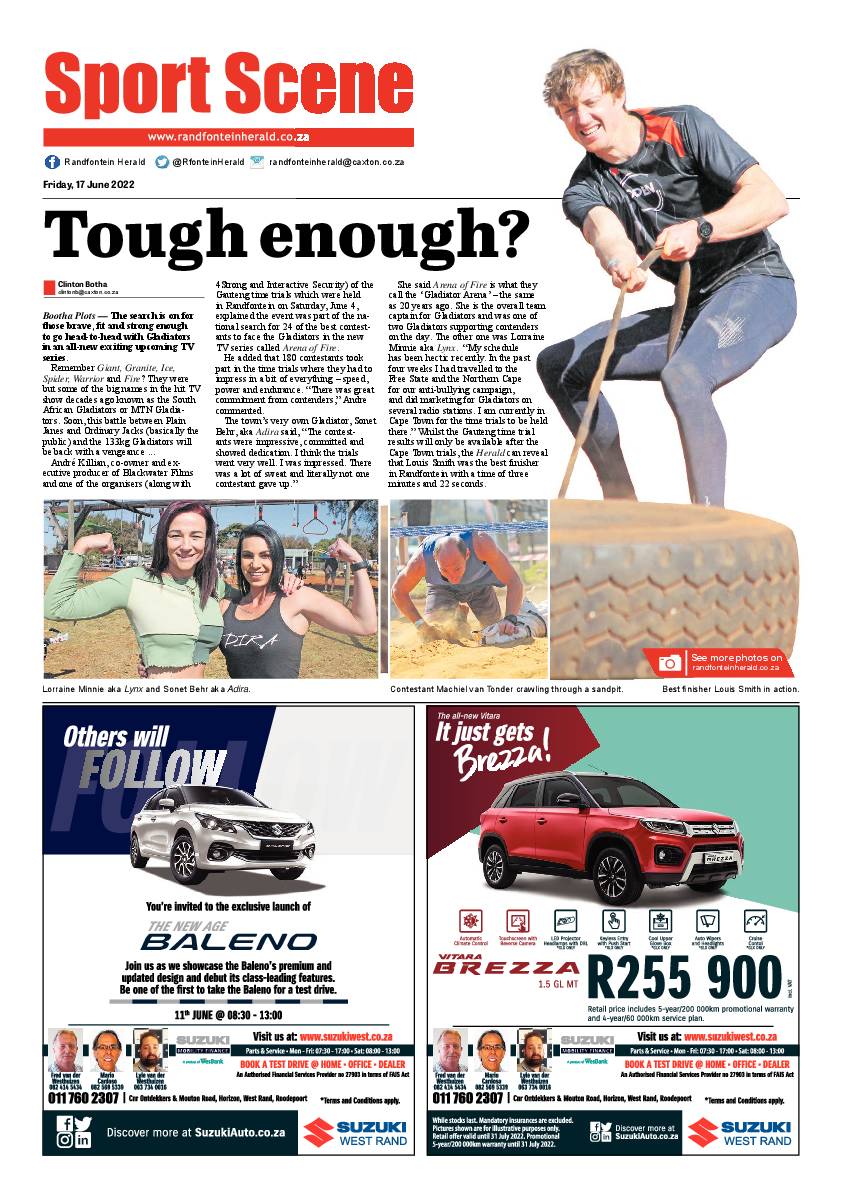Randfontein Herald 17 June 2022 page 8