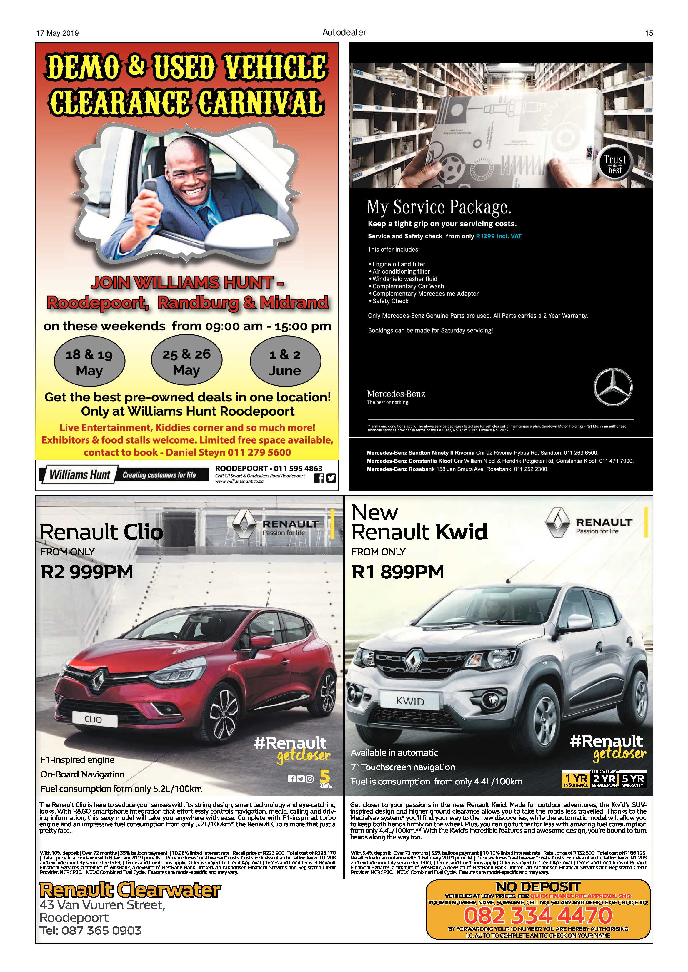 Randfontein Herald 17 May 2019 page 15